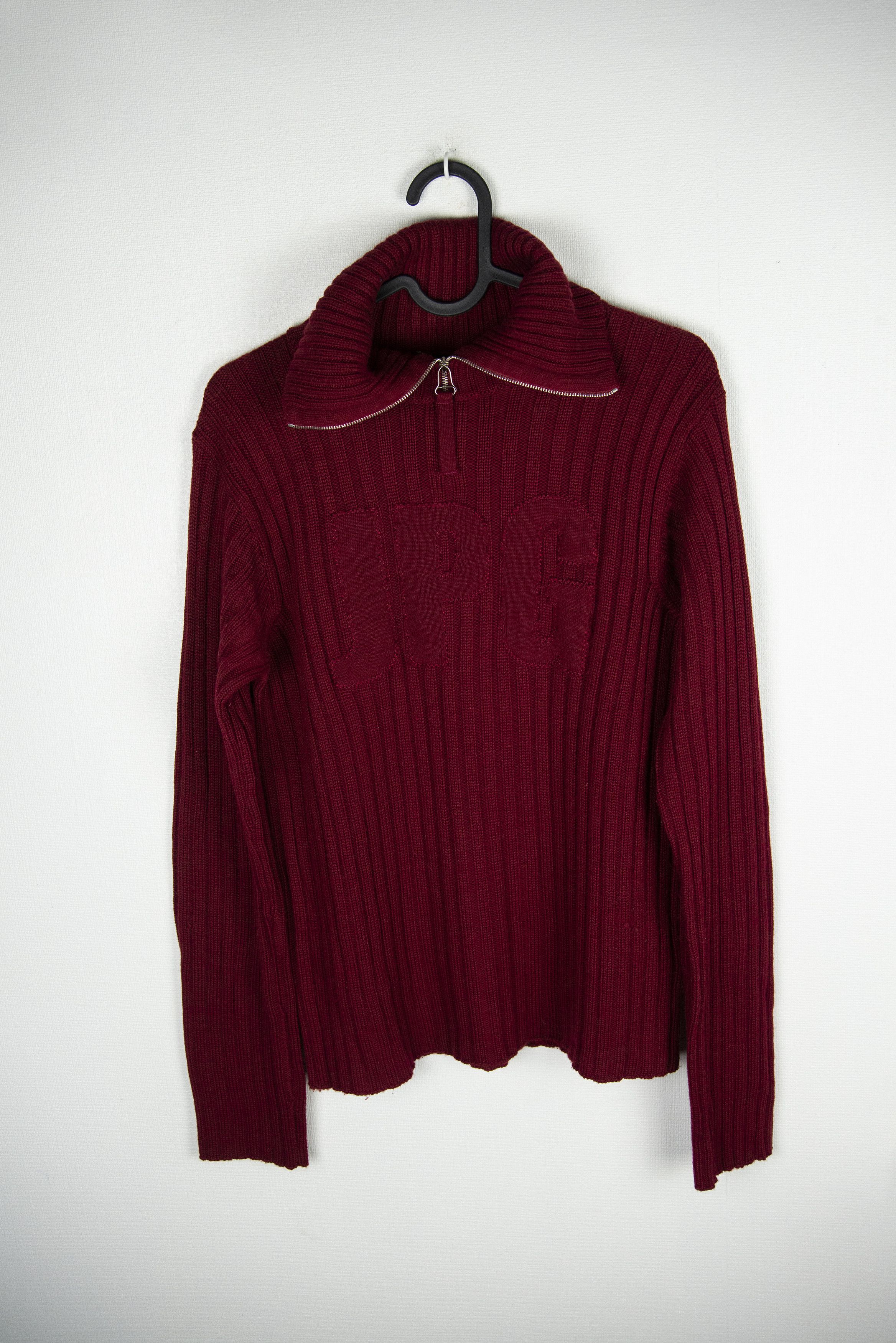 JPG Jeans Logo Zipped Turtleneck