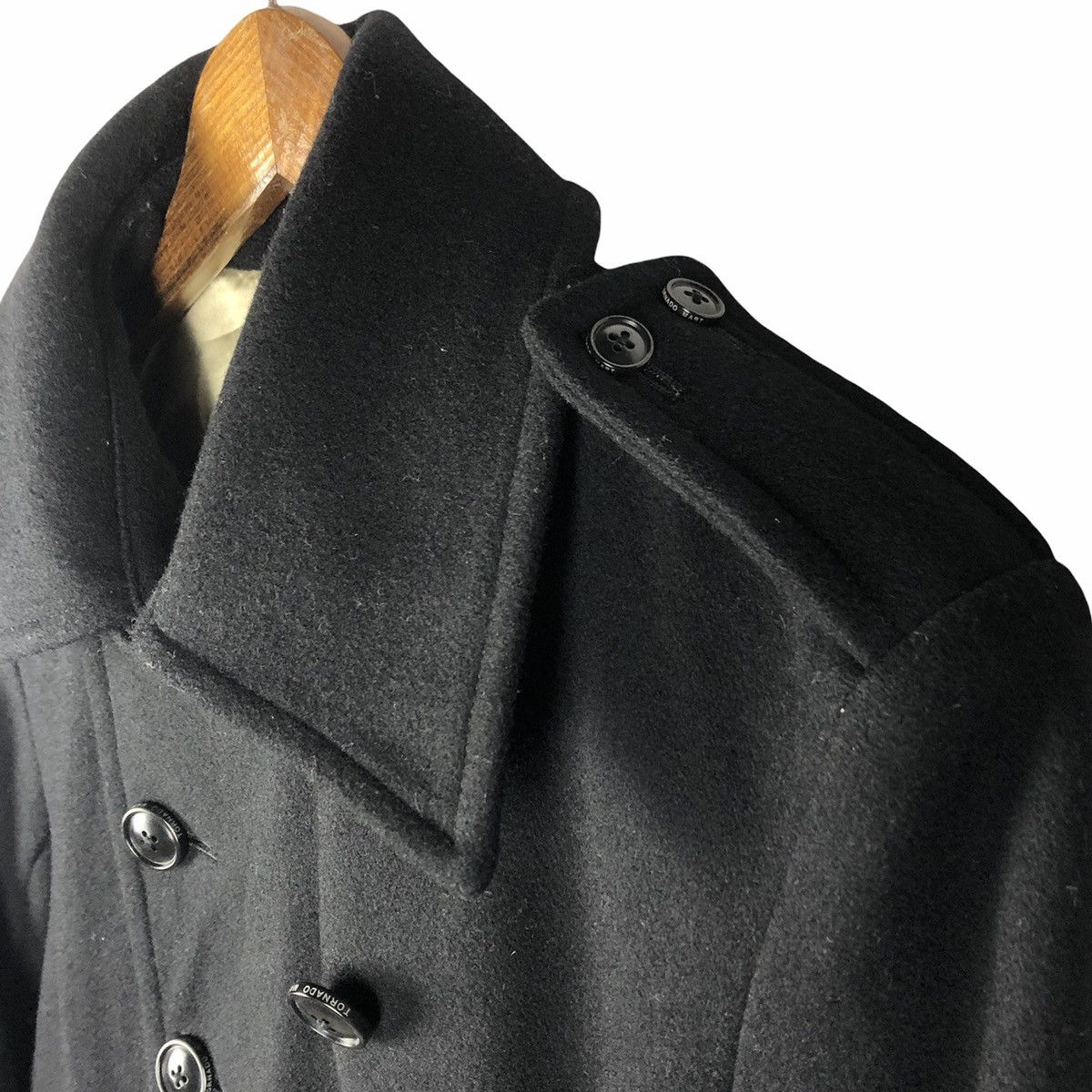 Tornado Mart Tornado Mart 🇯🇵 Navy Wool Napoleon Coat Size US S / EU 44-46 / 1 - 5 Thumbnail