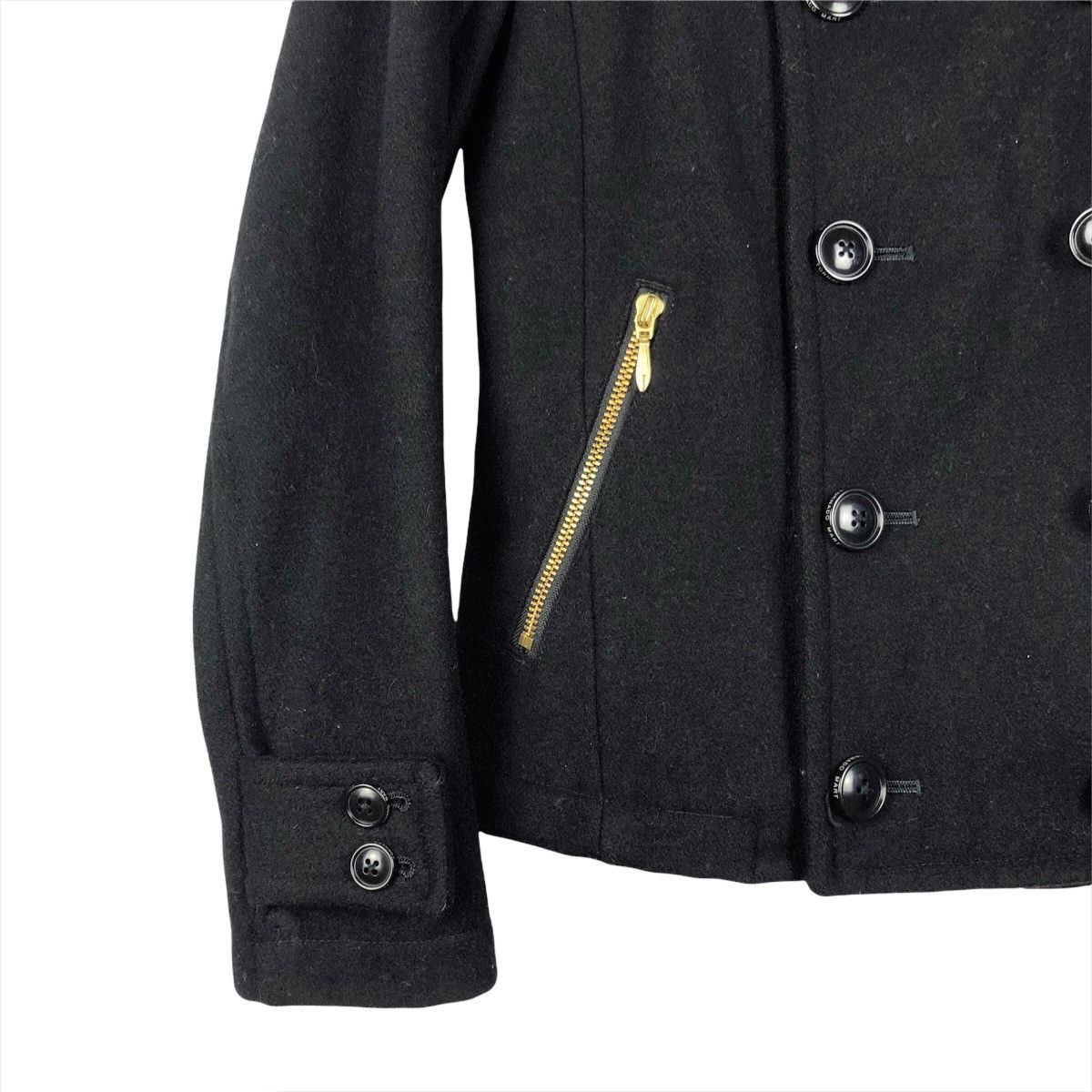 Tornado Mart Tornado Mart 🇯🇵 Navy Wool Napoleon Coat Size US S / EU 44-46 / 1 - 6 Thumbnail