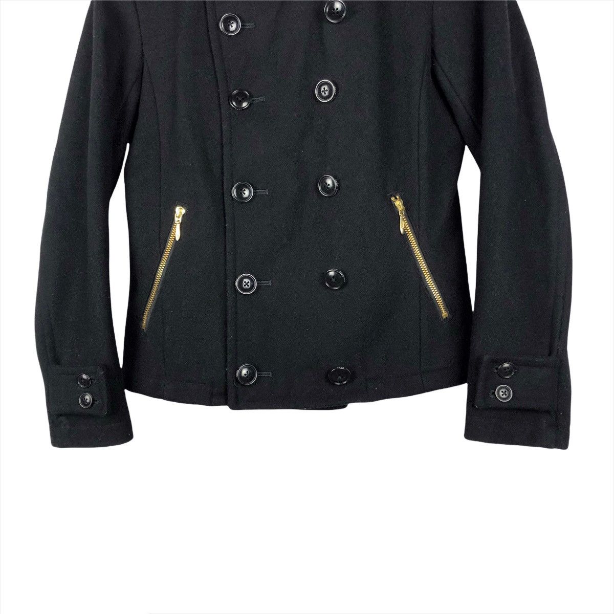 Tornado Mart Tornado Mart 🇯🇵 Navy Wool Napoleon Coat Size US S / EU 44-46 / 1 - 3 Thumbnail