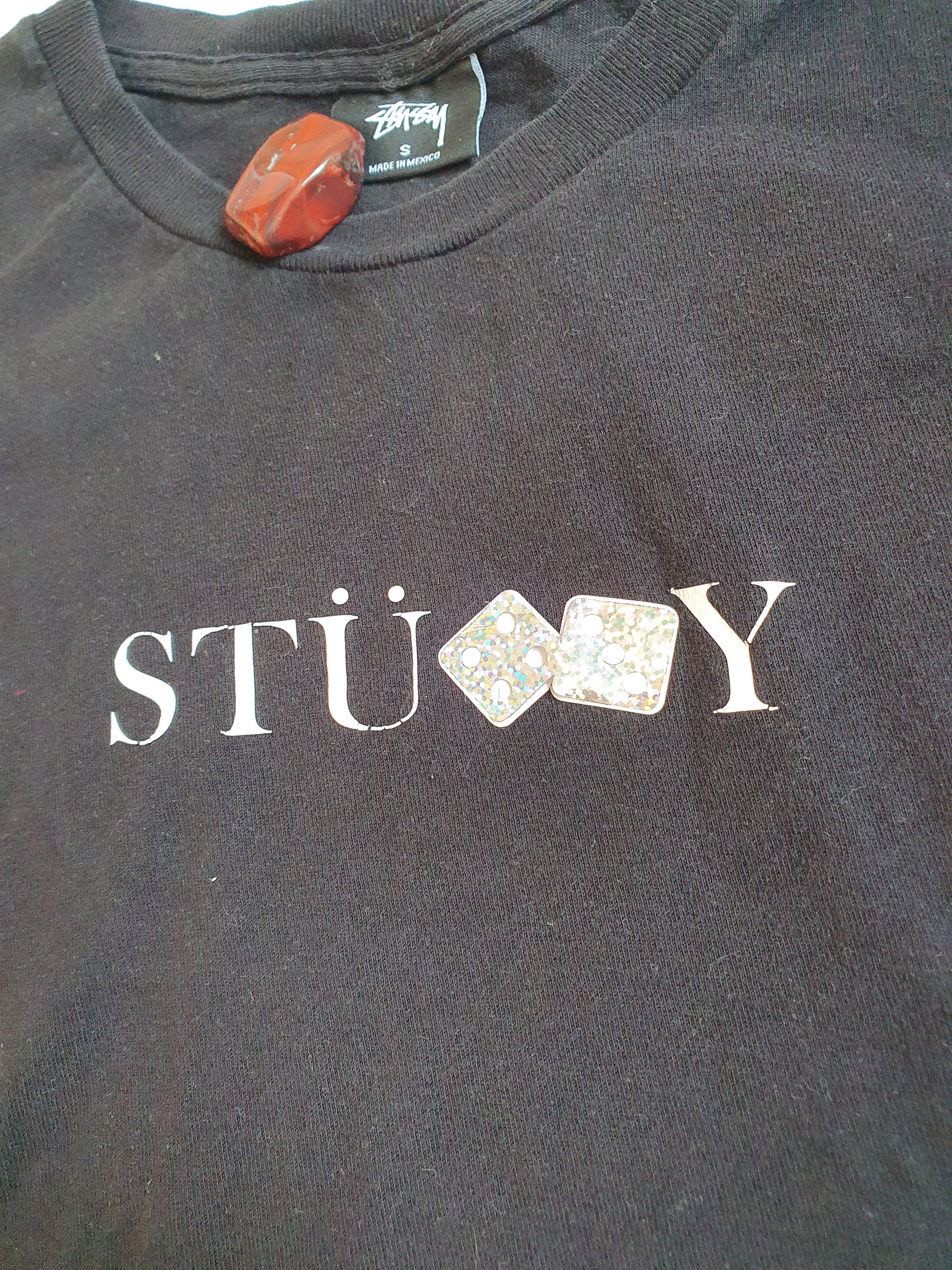 Stussy Stussy dice small logo SWAG t-shirt,sz S Size S / US 4 / IT 40 - 8 Thumbnail
