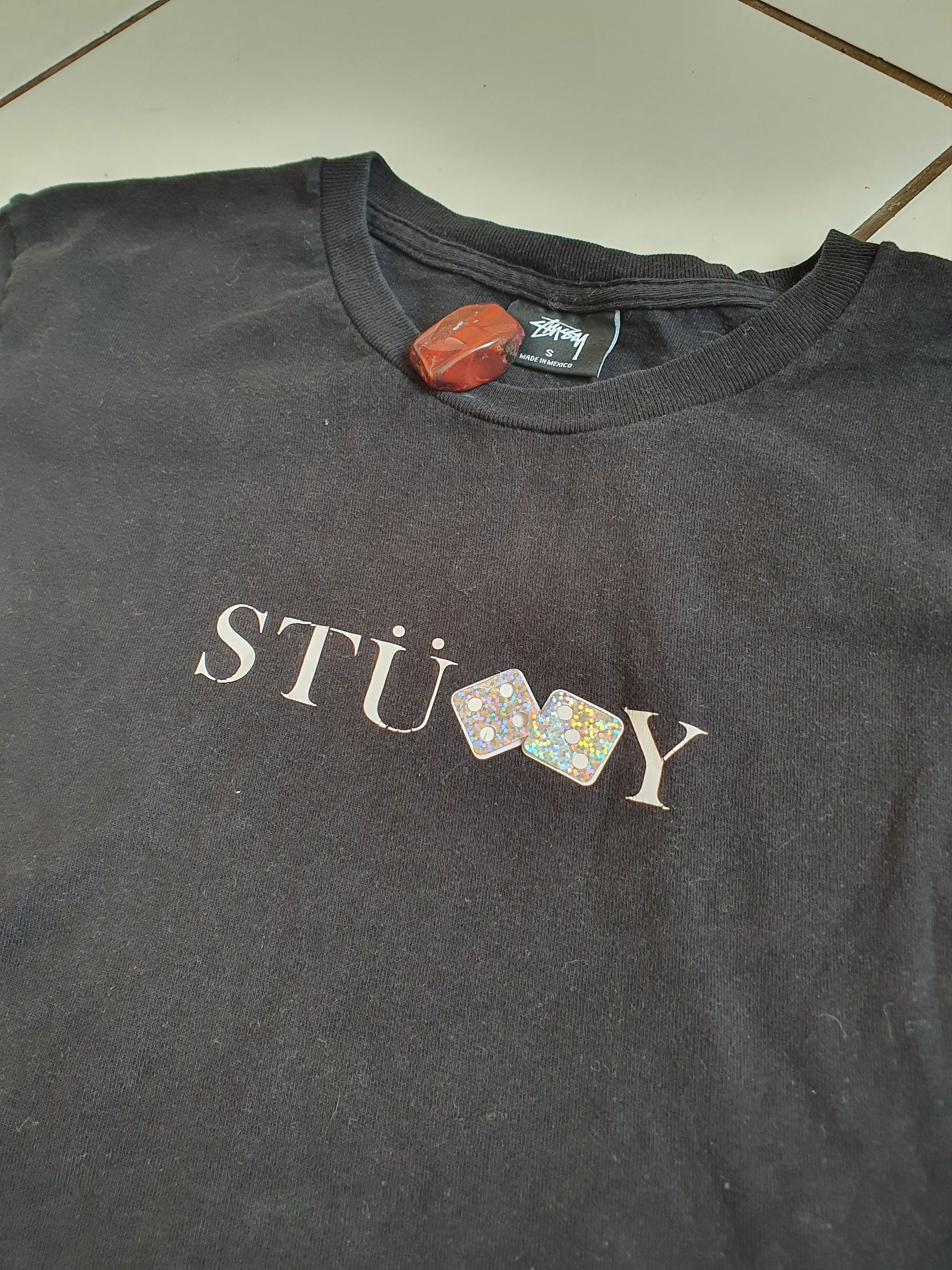 Stussy Stussy dice small logo SWAG t-shirt,sz S Size S / US 4 / IT 40 - 5 Thumbnail