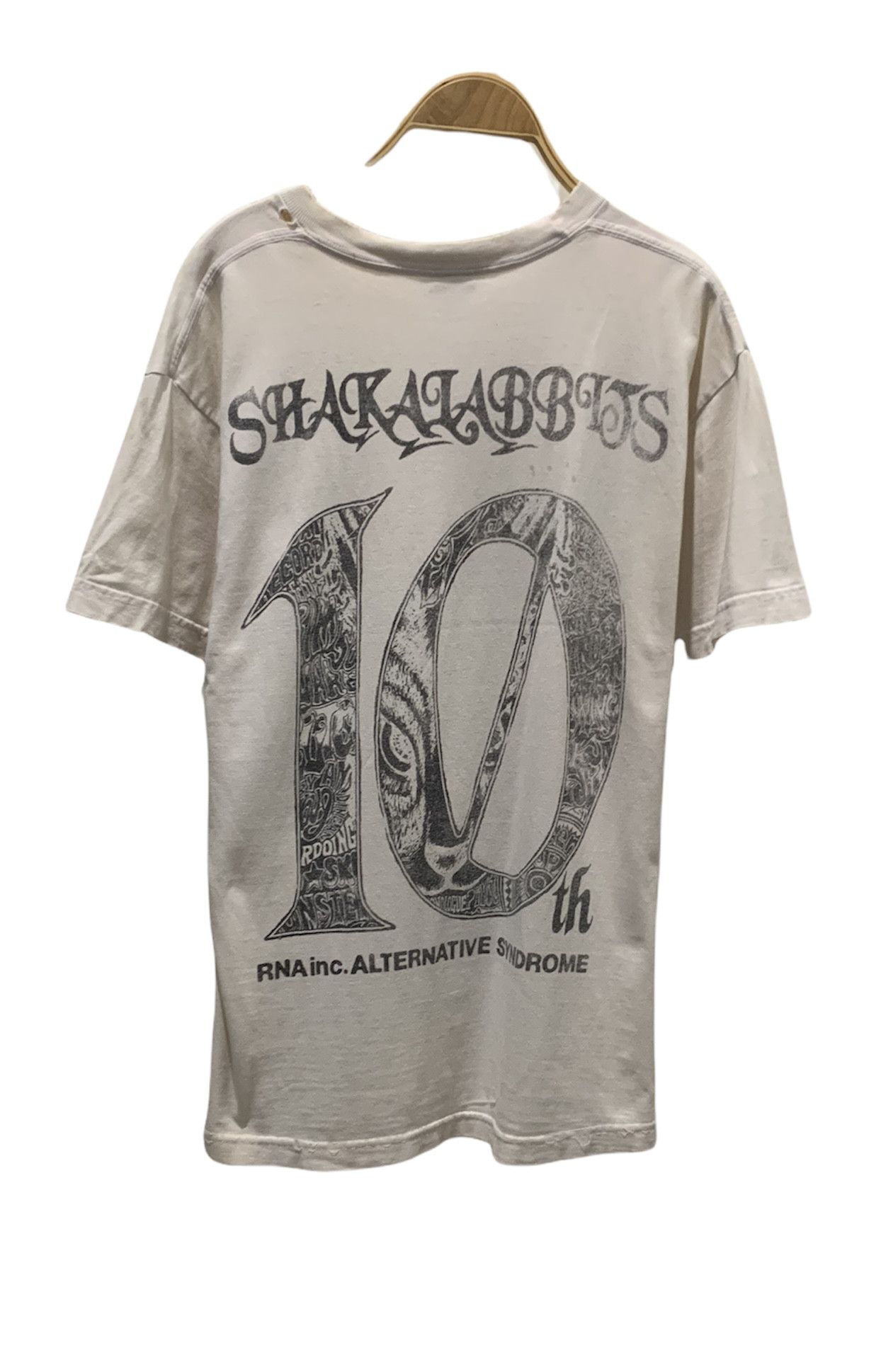 Band Tees Vintage Shakalabbits x RNA Distressed Band Tee Size US M / EU 48-50 / 2 - 2 Thumbnail