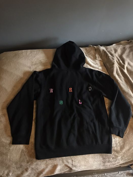 Travis scott astroworld scattered best sale hoodie black