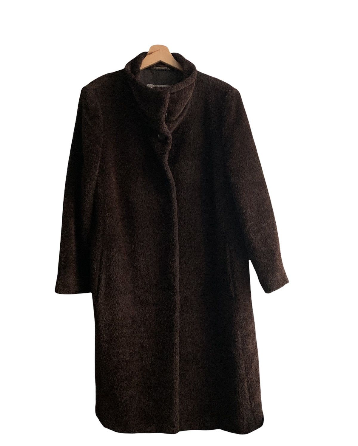 Max Mara Max Mara Excellent Authentic Brown Teddy Coat Alpaca US 10 Size L / US 10 / IT 46 - 1 Thumbnail