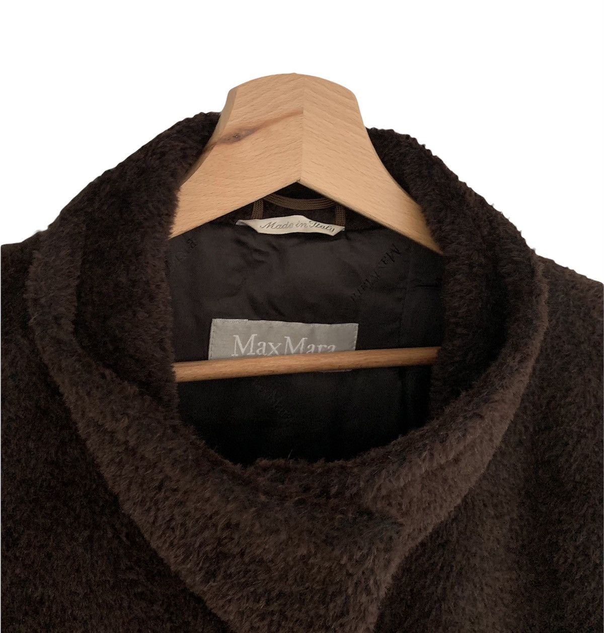 Max Mara Max Mara Excellent Authentic Brown Teddy Coat Alpaca US 10 Size L / US 10 / IT 46 - 6 Thumbnail