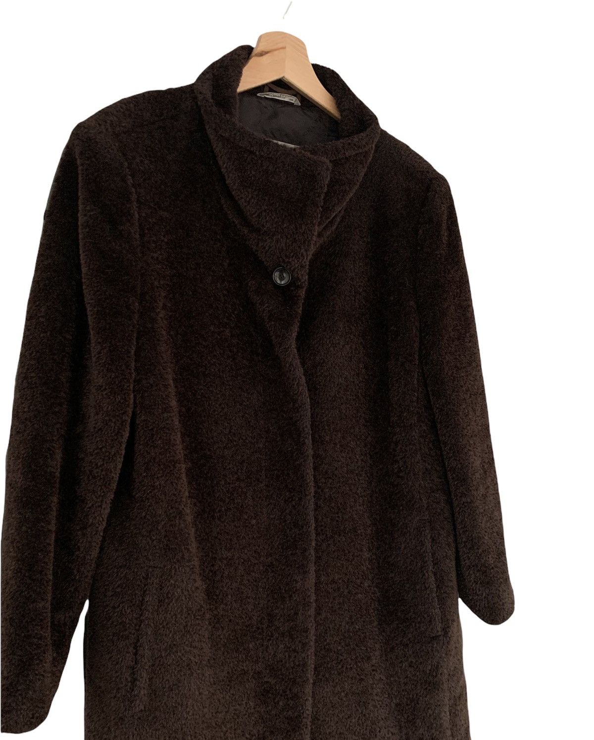 Max Mara Max Mara Excellent Authentic Brown Teddy Coat Alpaca US 10 Size L / US 10 / IT 46 - 4 Thumbnail