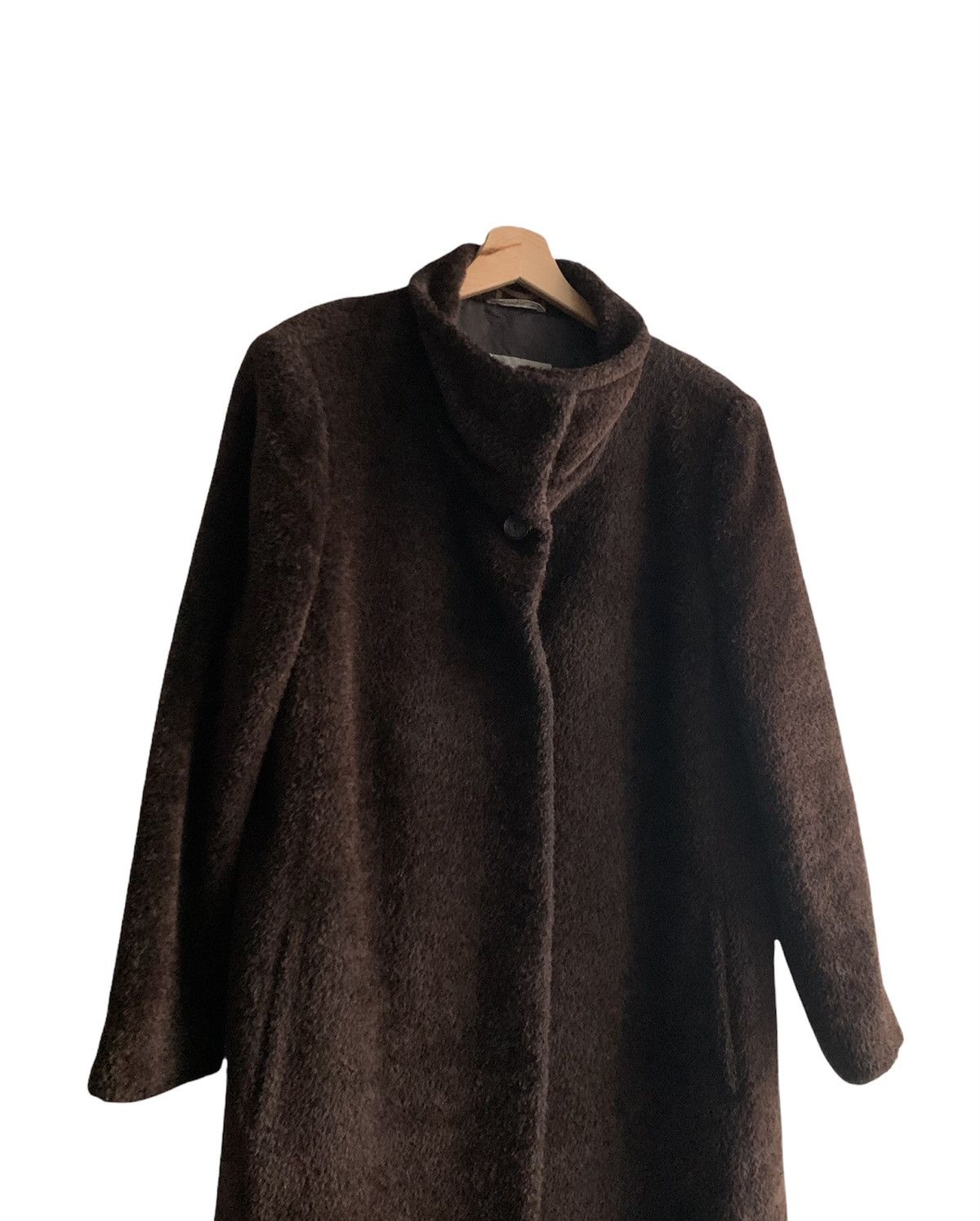 Max Mara Max Mara Excellent Authentic Brown Teddy Coat Alpaca US 10 Size L / US 10 / IT 46 - 2 Thumbnail