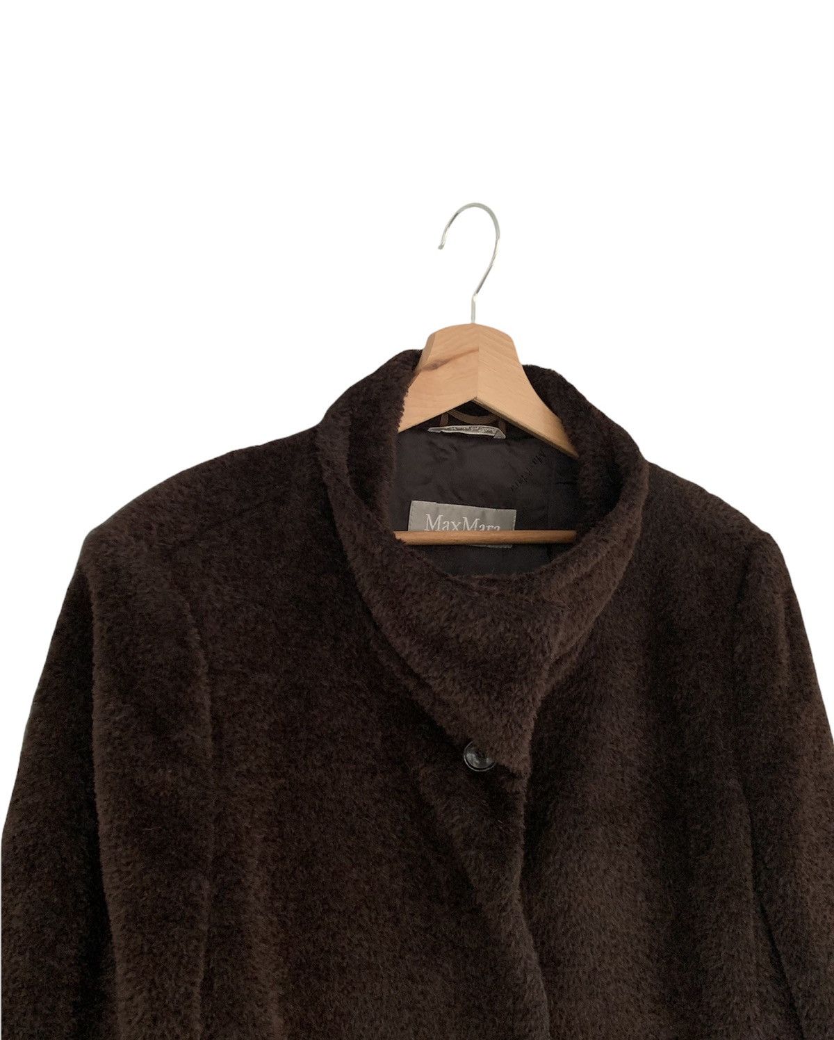 Max Mara Max Mara Excellent Authentic Brown Teddy Coat Alpaca US 10 Size L / US 10 / IT 46 - 5 Thumbnail