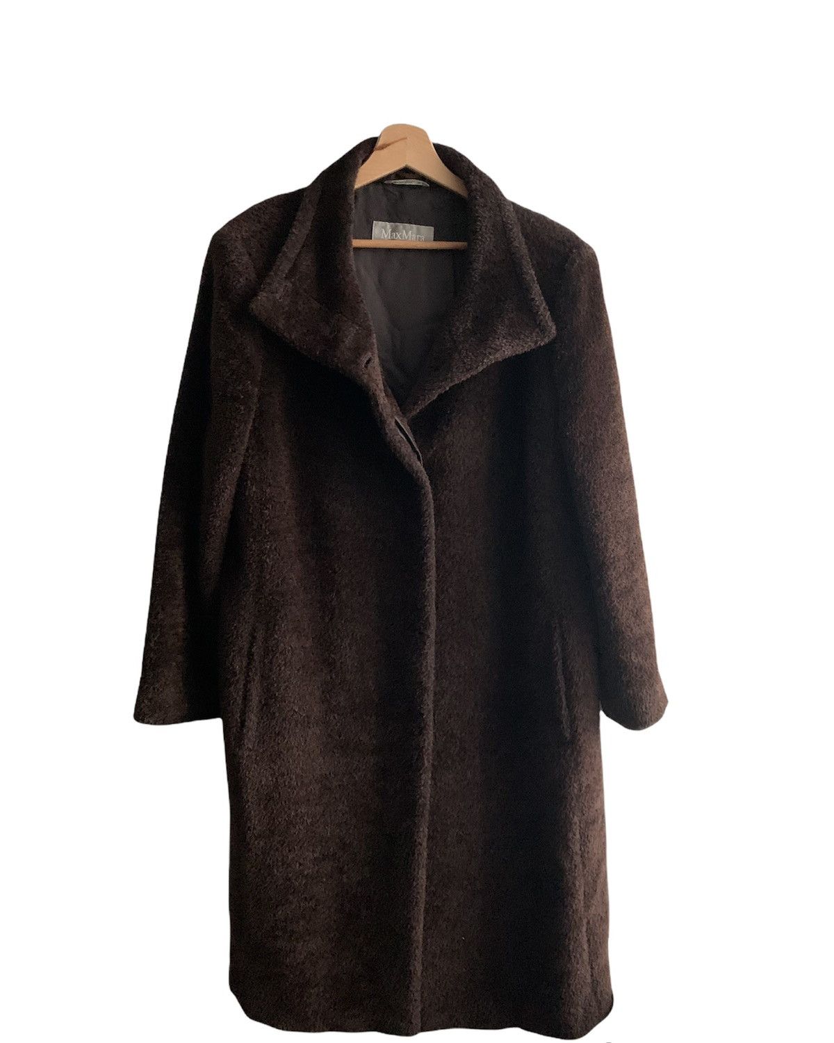 Max Mara Max Mara Excellent Authentic Brown Teddy Coat Alpaca US 10 Size L / US 10 / IT 46 - 3 Thumbnail