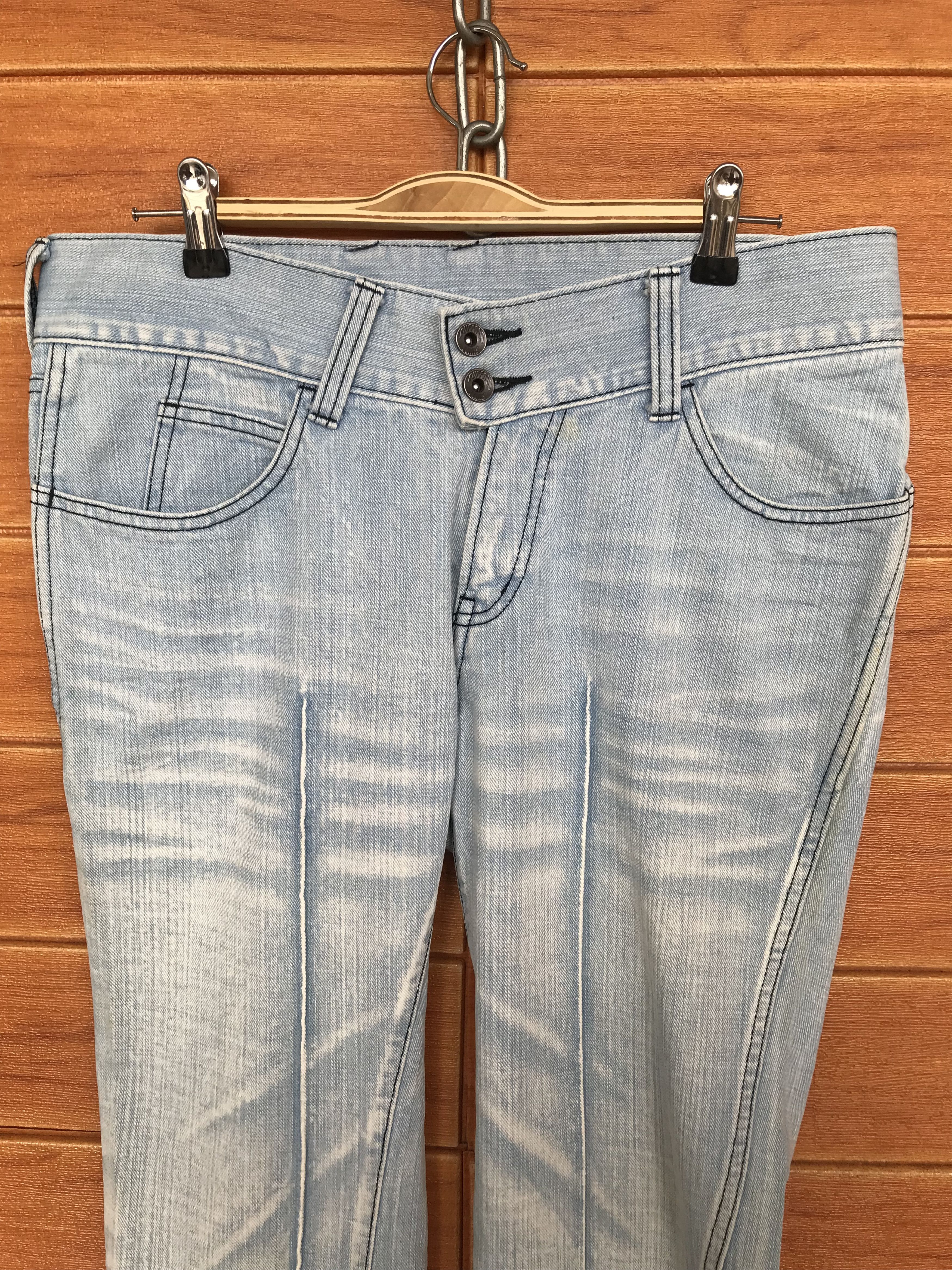 BUFFALO BOBS Flare Jeans Buffalo Bobs Irregular Jeans Bootcut Low Rise Size US 32 / EU 48 - 1 Thumbnail