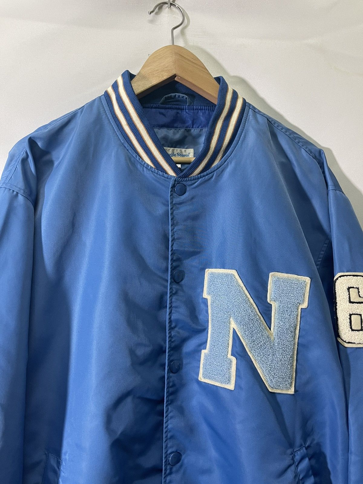 Vintage VINTAGE JUNGLE STORM VARSITY JACKET Size US L / EU 52-54 / 3 - 5 Thumbnail