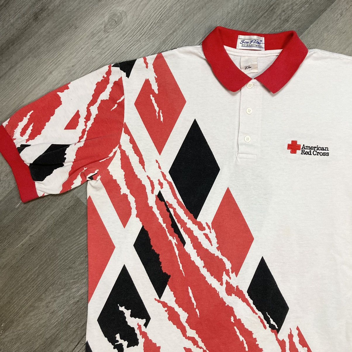 Vintage 1990s American Red Cross Polo Shirt