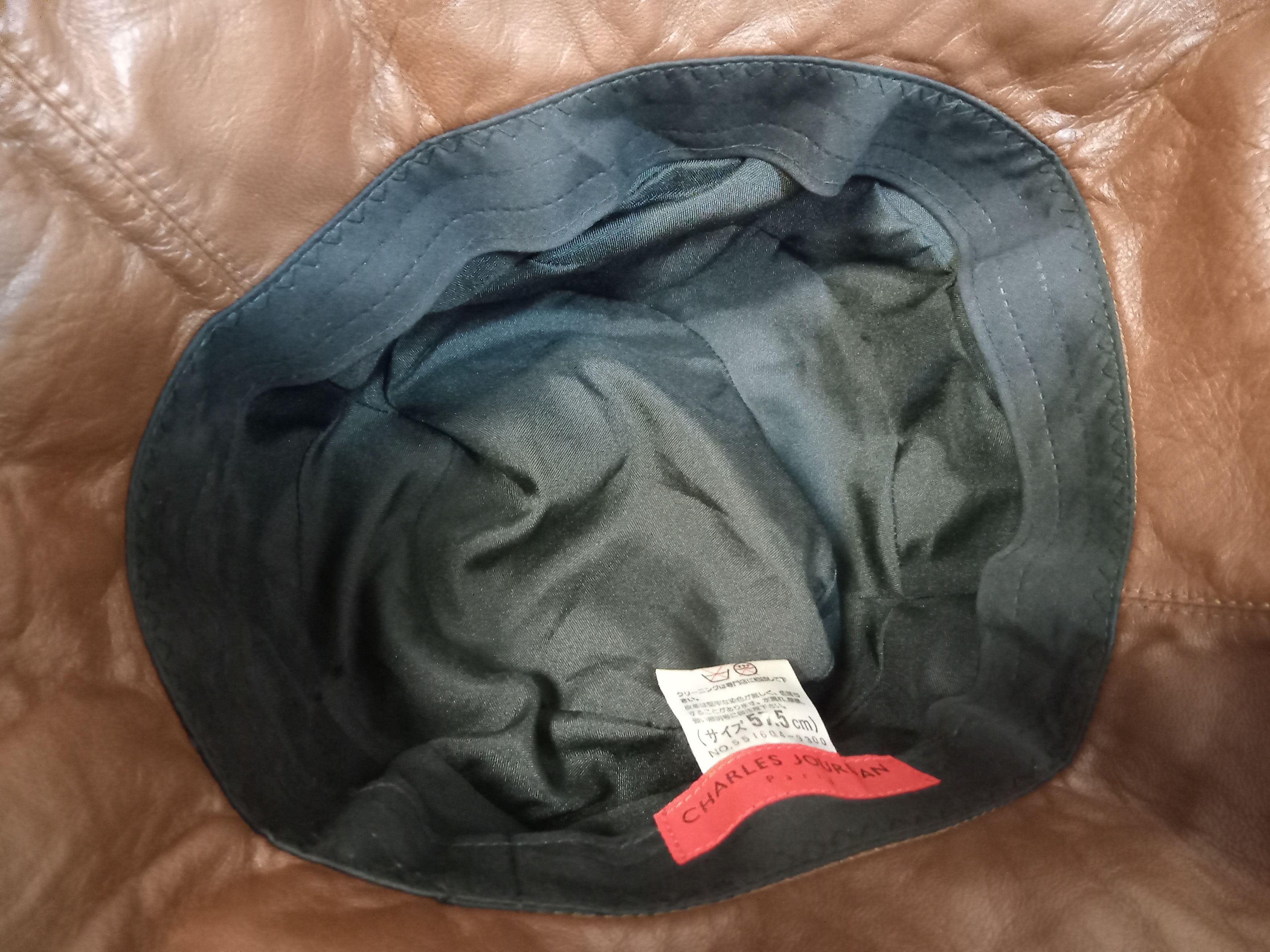 Charles Jourdan Vintage Charles Jordan Paris Leather Bucket Hat Size ONE SIZE - 9 Thumbnail