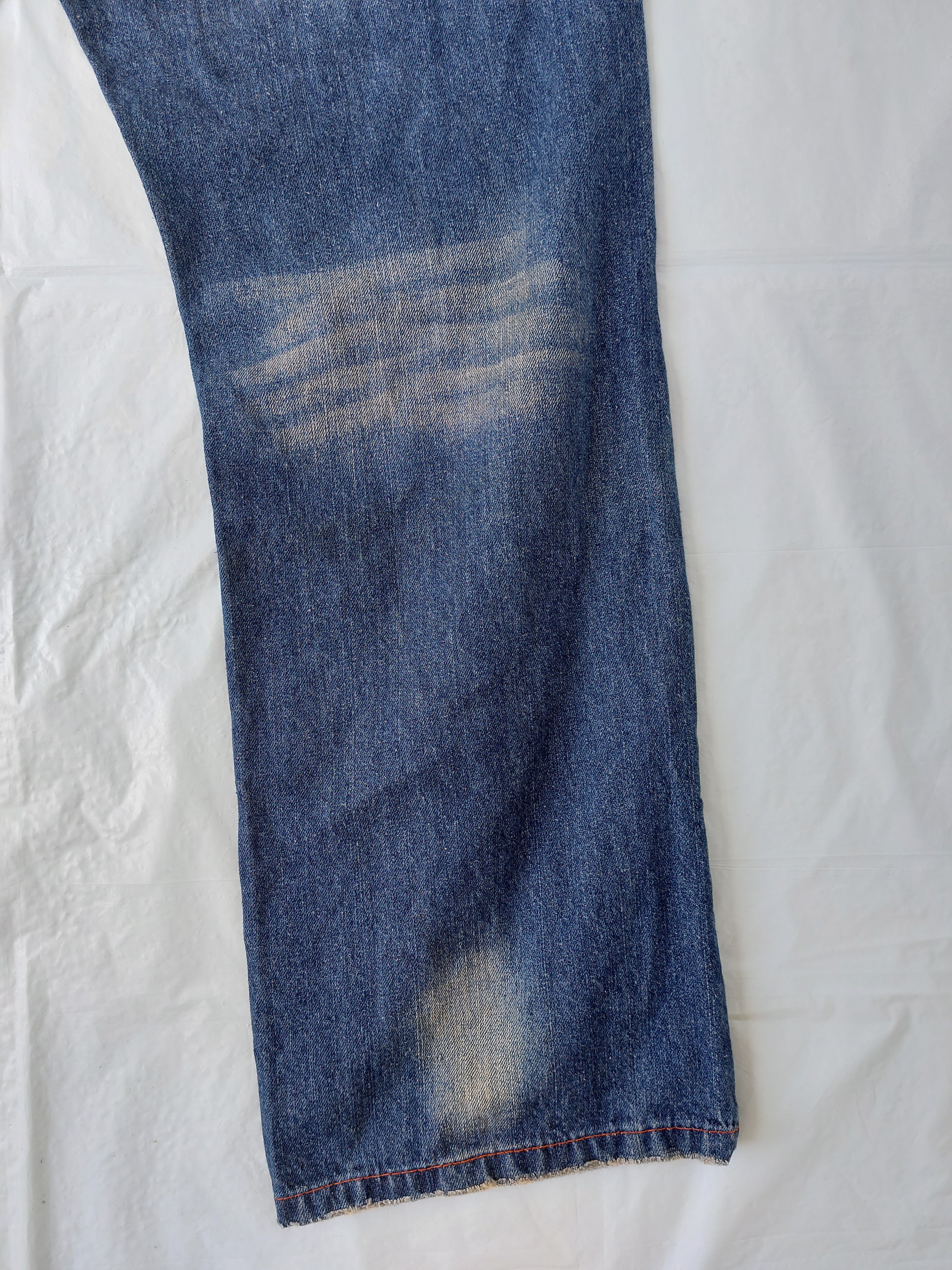 Christian Audigier ED HARDY by CHRISTIAN AUDIGIER distressed embroidered denim Size US 36 / EU 52 - 12 Thumbnail