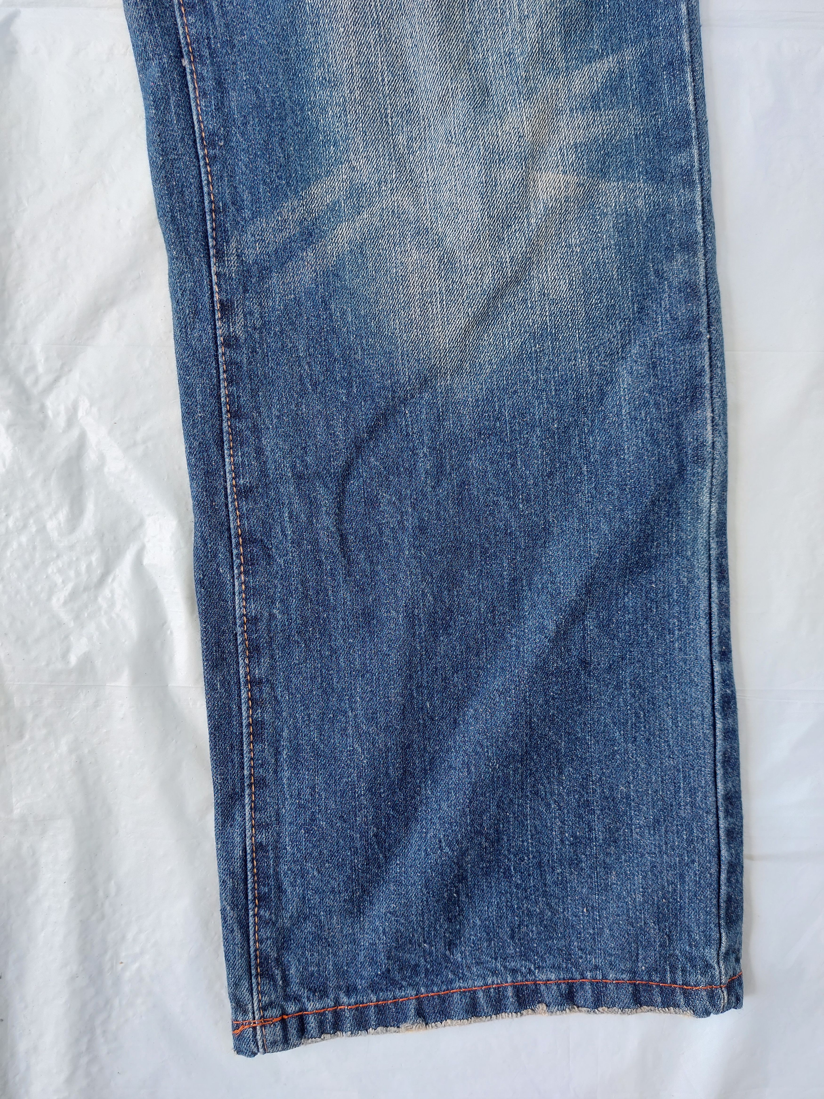 Christian Audigier ED HARDY by CHRISTIAN AUDIGIER distressed embroidered denim Size US 36 / EU 52 - 8 Thumbnail