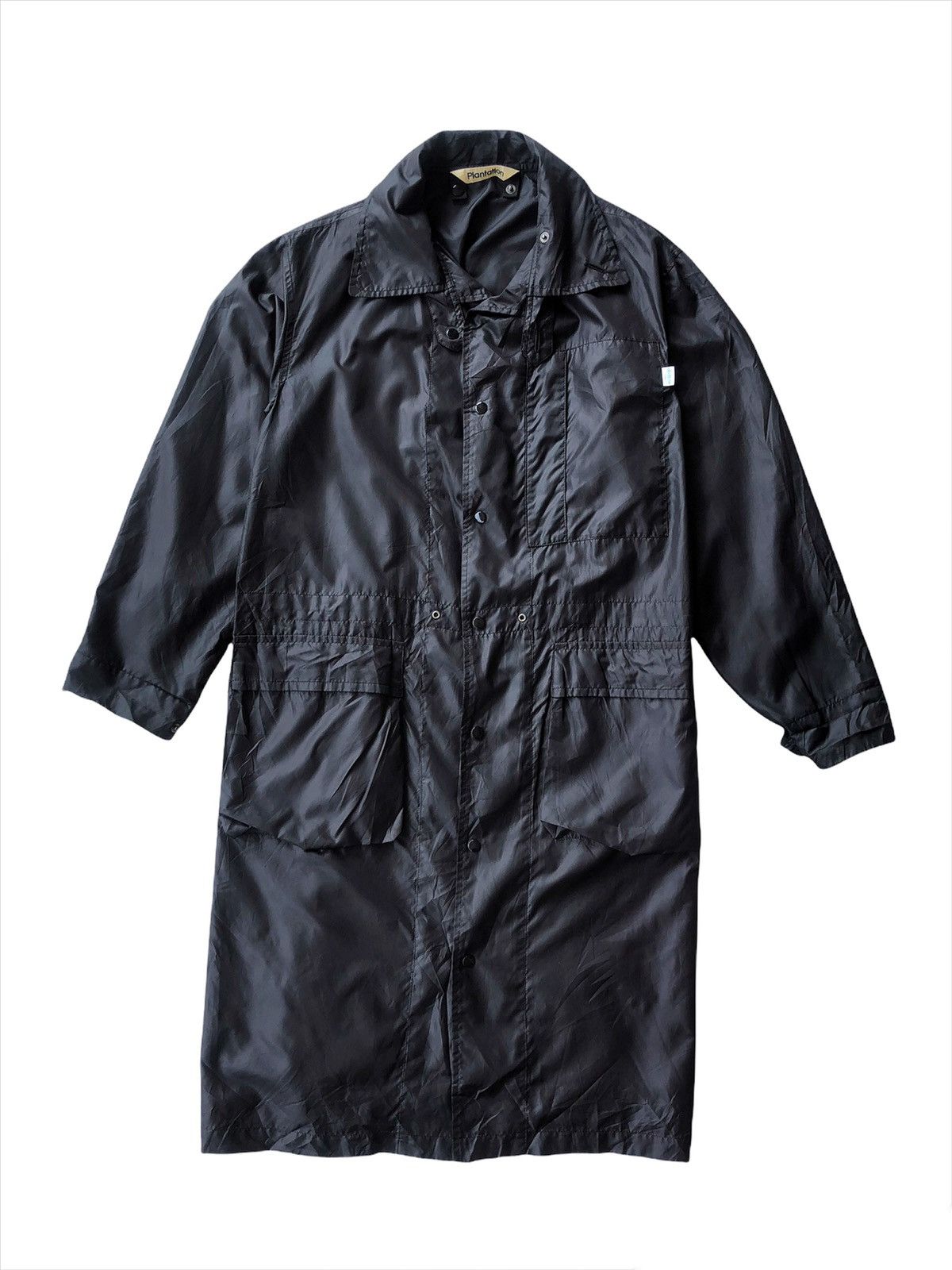 Issey Miyake GRAIL🔥80s Issey Miyake Plantation Minimal Nylon Long Jacket Size US M / EU 48-50 / 2 - 1 Thumbnail
