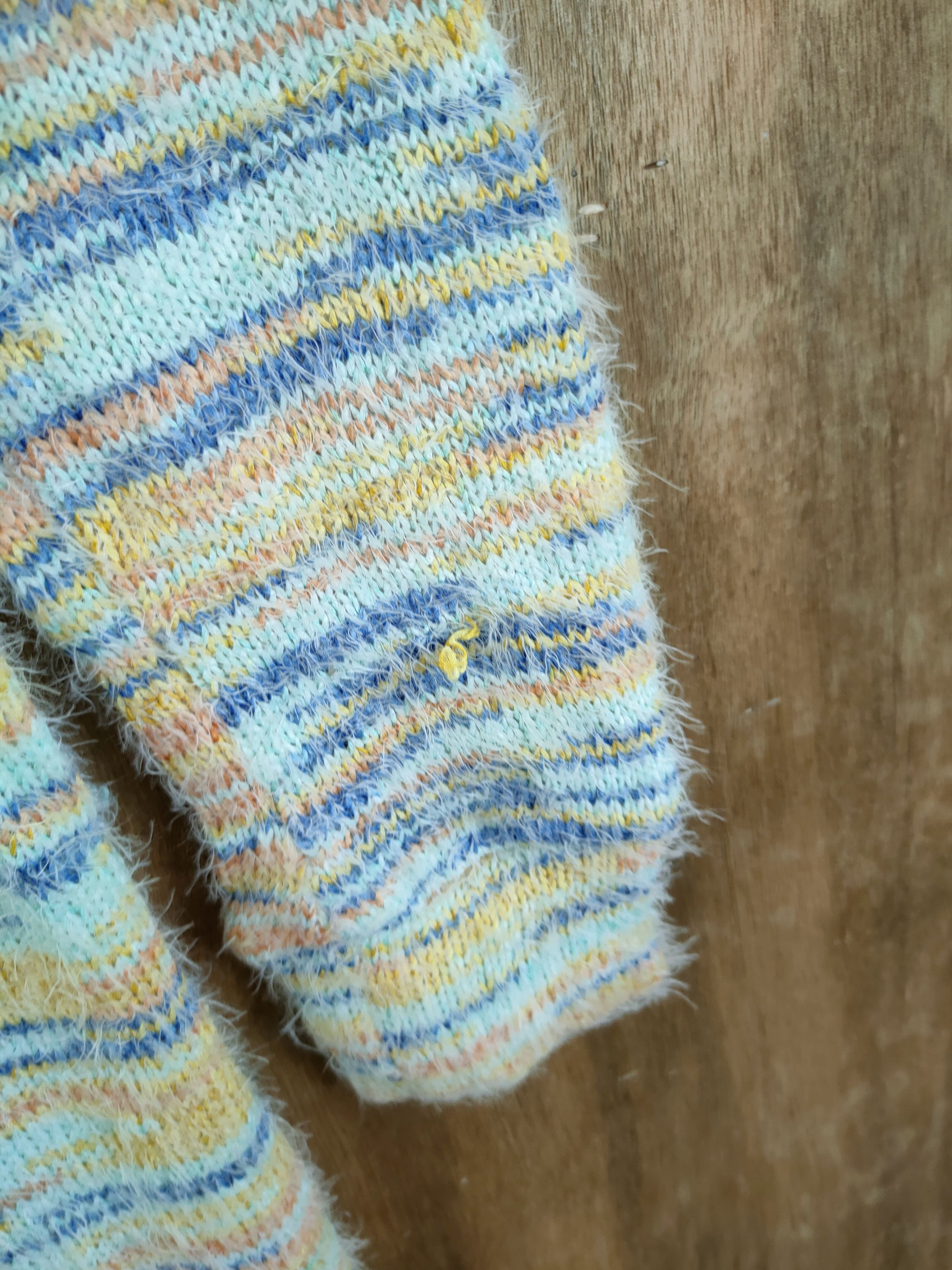 Japanese Brand D Titicaca rainbow mohair long knitwear japan #46-986 Size M / US 6-8 / IT 42-44 - 11 Thumbnail