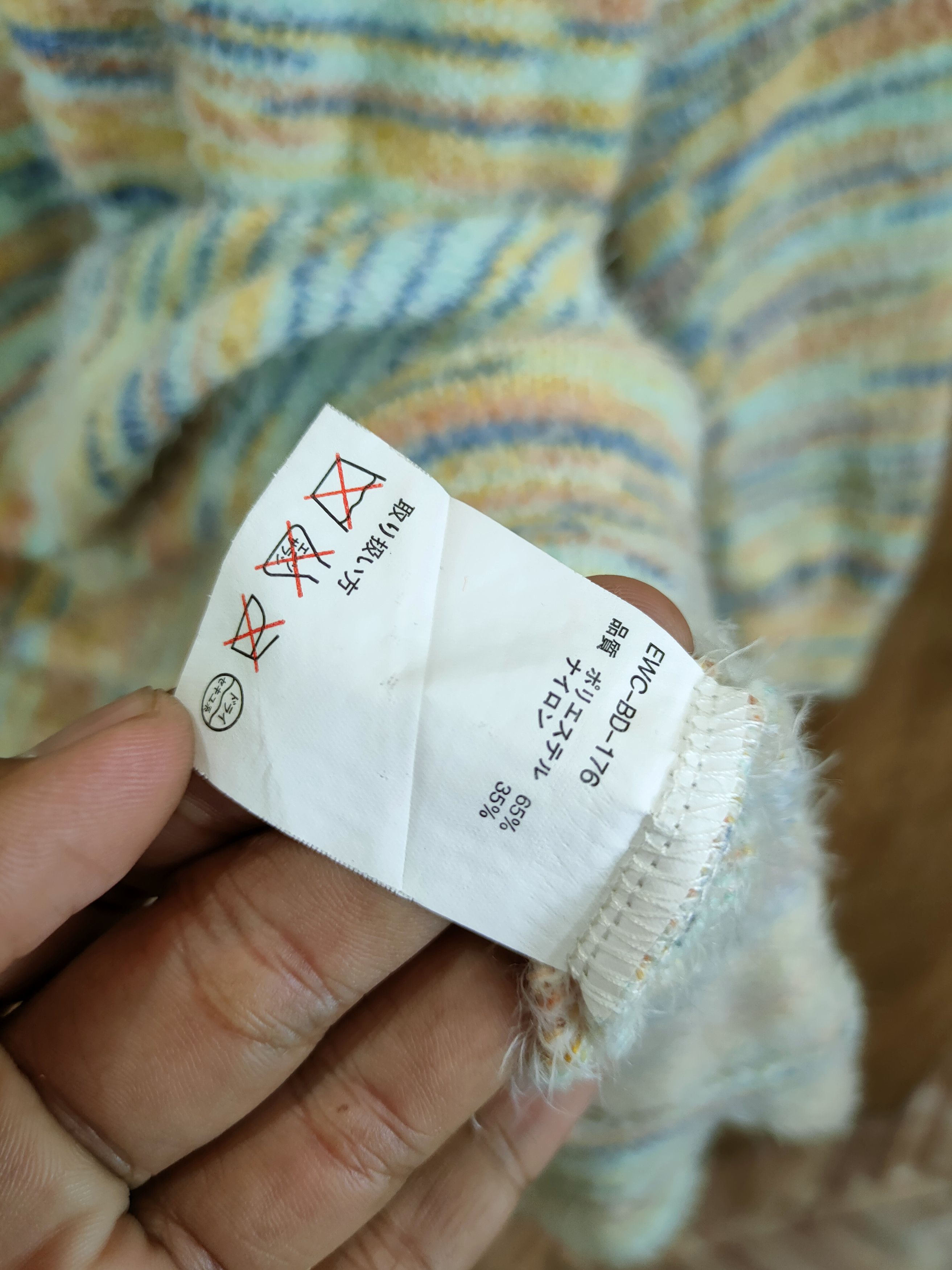 Japanese Brand D Titicaca rainbow mohair long knitwear japan #46-986 Size M / US 6-8 / IT 42-44 - 7 Thumbnail