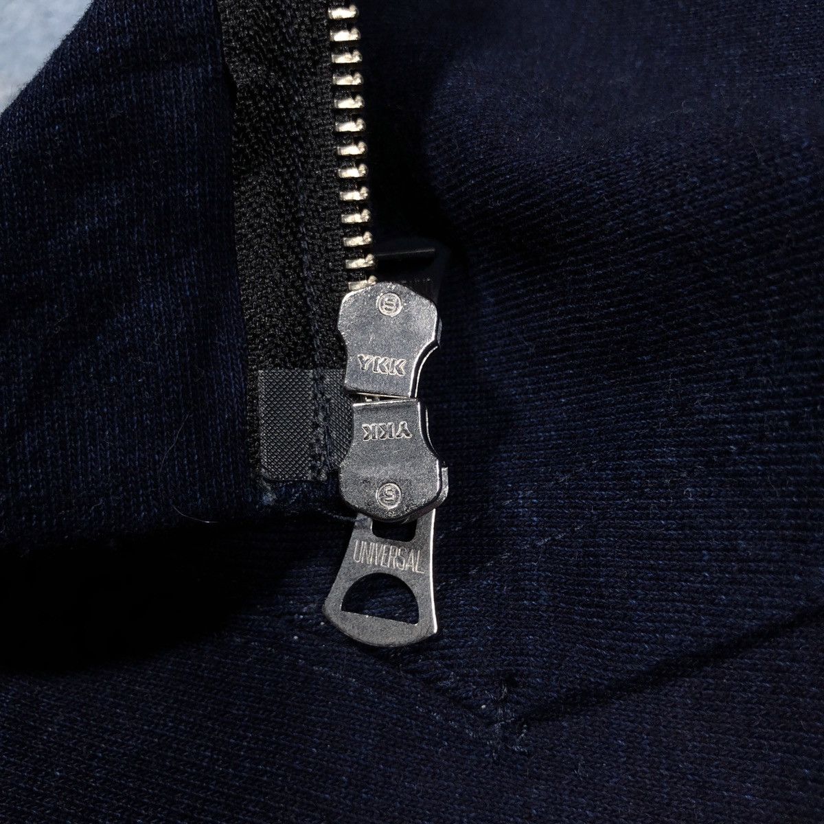 Japanese Brand Toyo Enterprises Indigo Eagle & Tiger Rayon Zip Hoodie Size US L / EU 52-54 / 3 - 9 Thumbnail