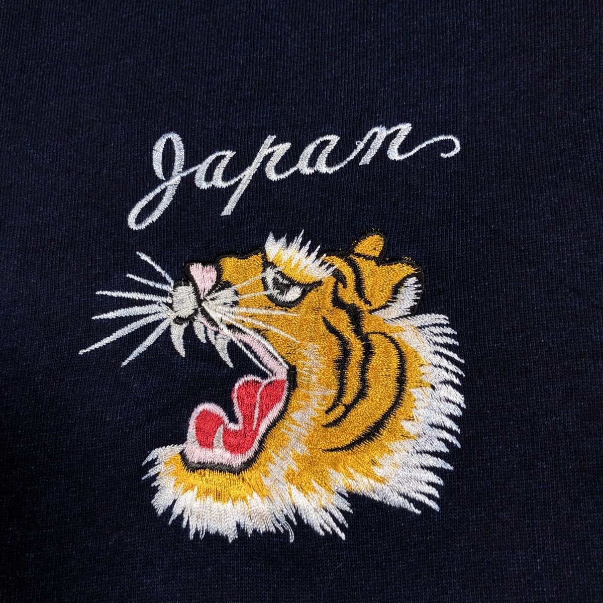 Japanese Brand Toyo Enterprises Indigo Eagle & Tiger Rayon Zip Hoodie Size US L / EU 52-54 / 3 - 3 Thumbnail