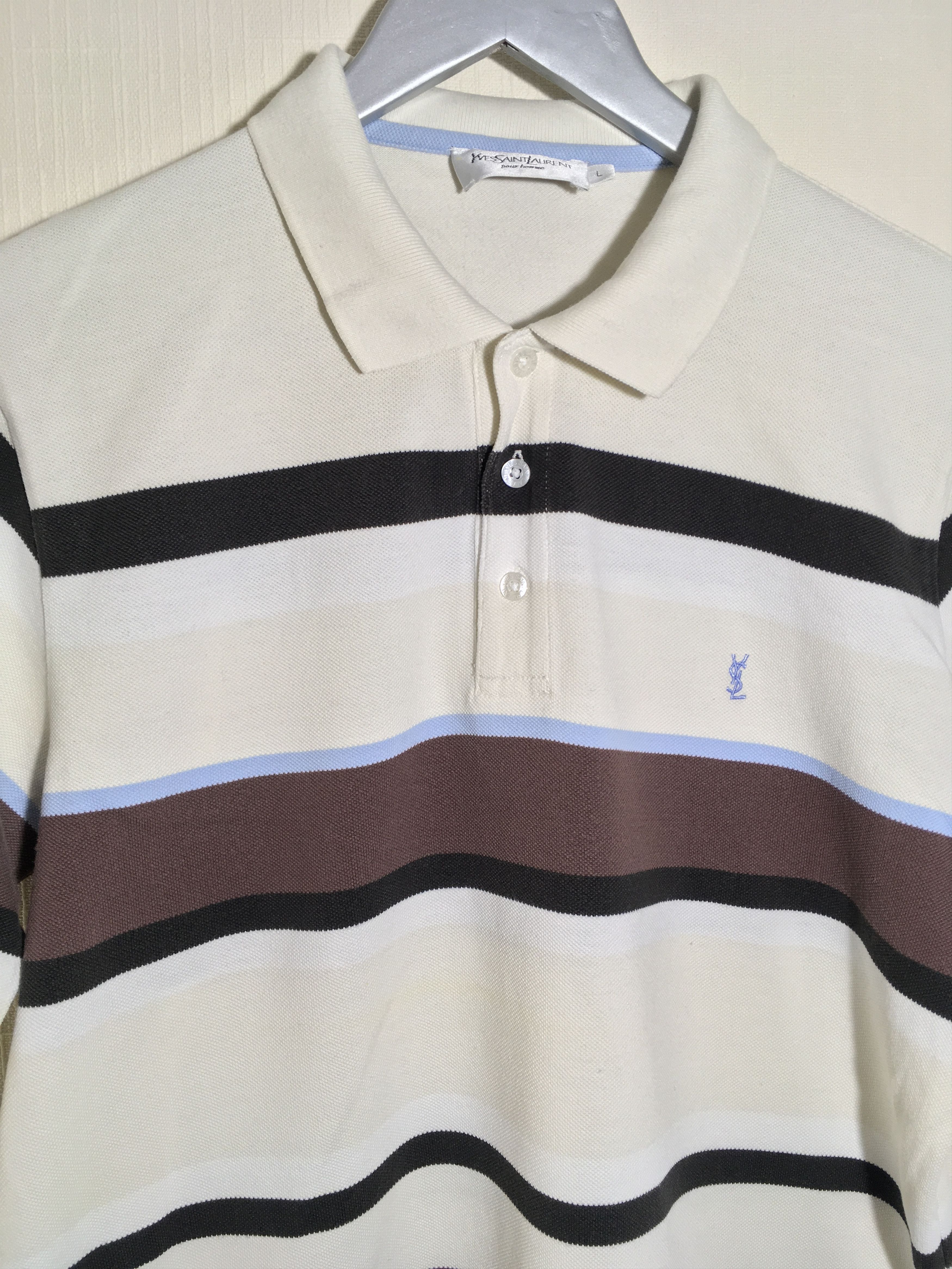 Vintage × Yves Saint Laurent polo shirt Size US M / EU 48-50 / 2 - 3 Thumbnail
