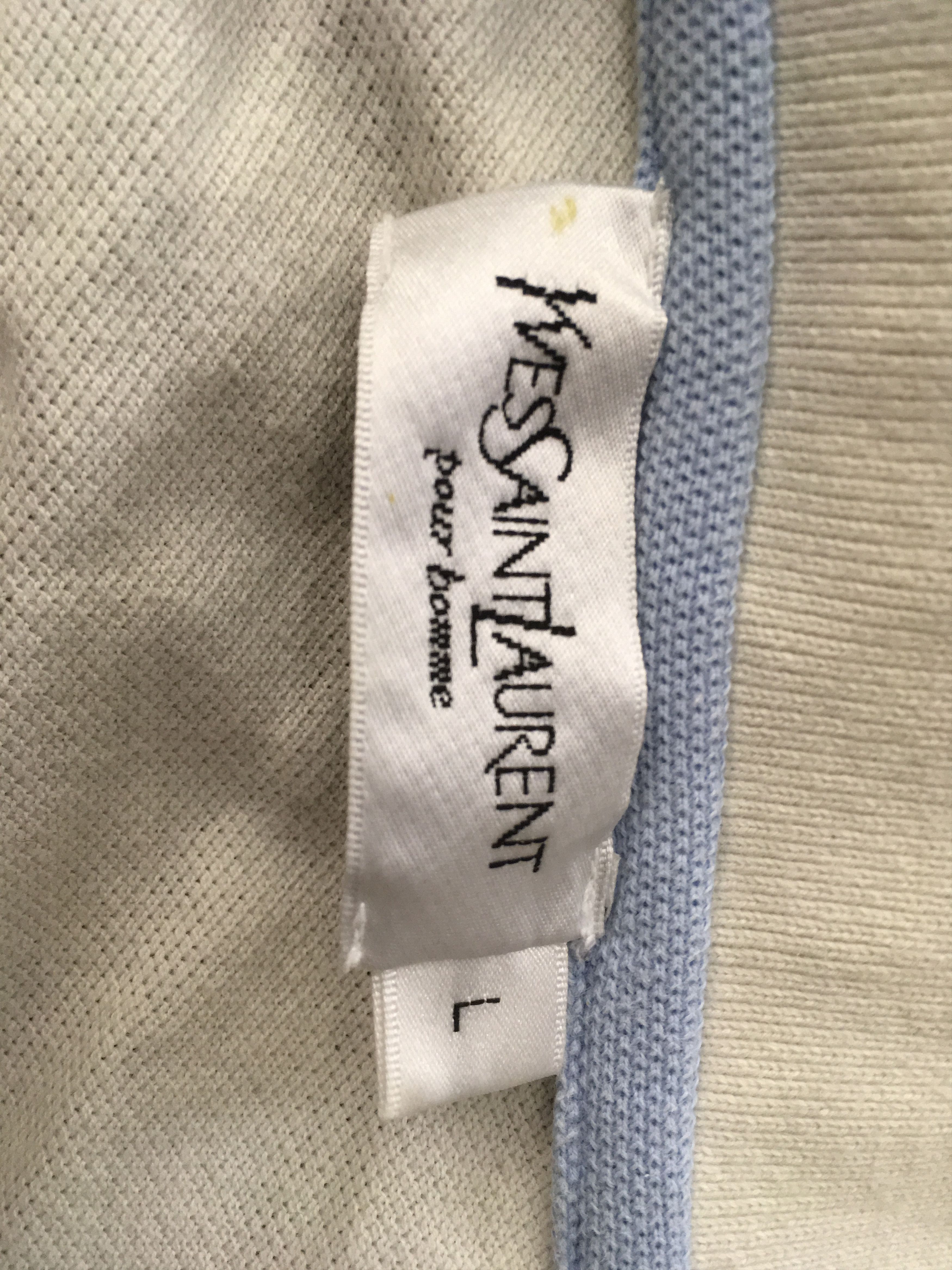 Vintage × Yves Saint Laurent polo shirt Size US M / EU 48-50 / 2 - 5 Thumbnail