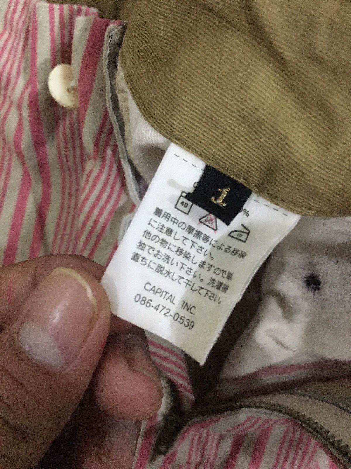 Japanese Brand × Kapital × Vintage VINTAGE RARE KAPITAL STRIPED CROPPED GAUCHO PANTS Size US 28 / EU 44 - 6 Thumbnail