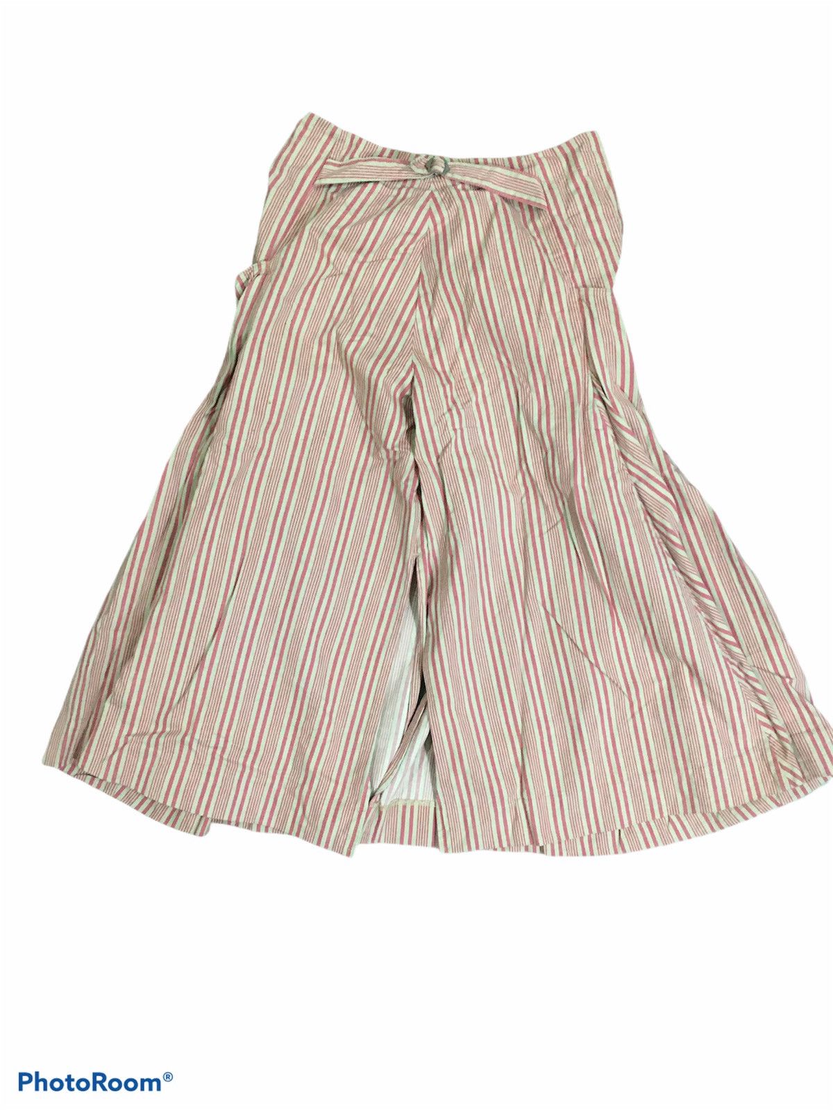 Japanese Brand × Kapital × Vintage VINTAGE RARE KAPITAL STRIPED CROPPED GAUCHO PANTS Size US 28 / EU 44 - 4 Thumbnail