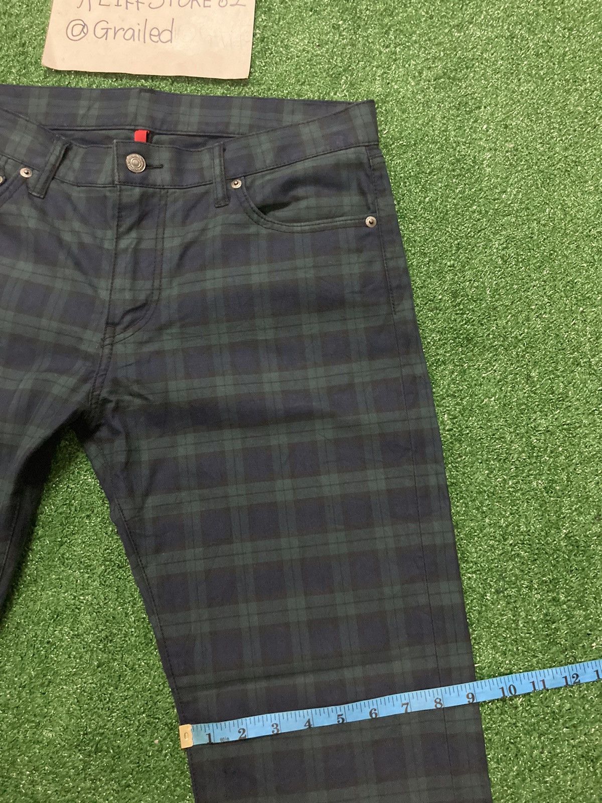 Japanese Brand × Uniqlo Uniqlo UJ Plaid Pants Size US 33 - 6 Thumbnail