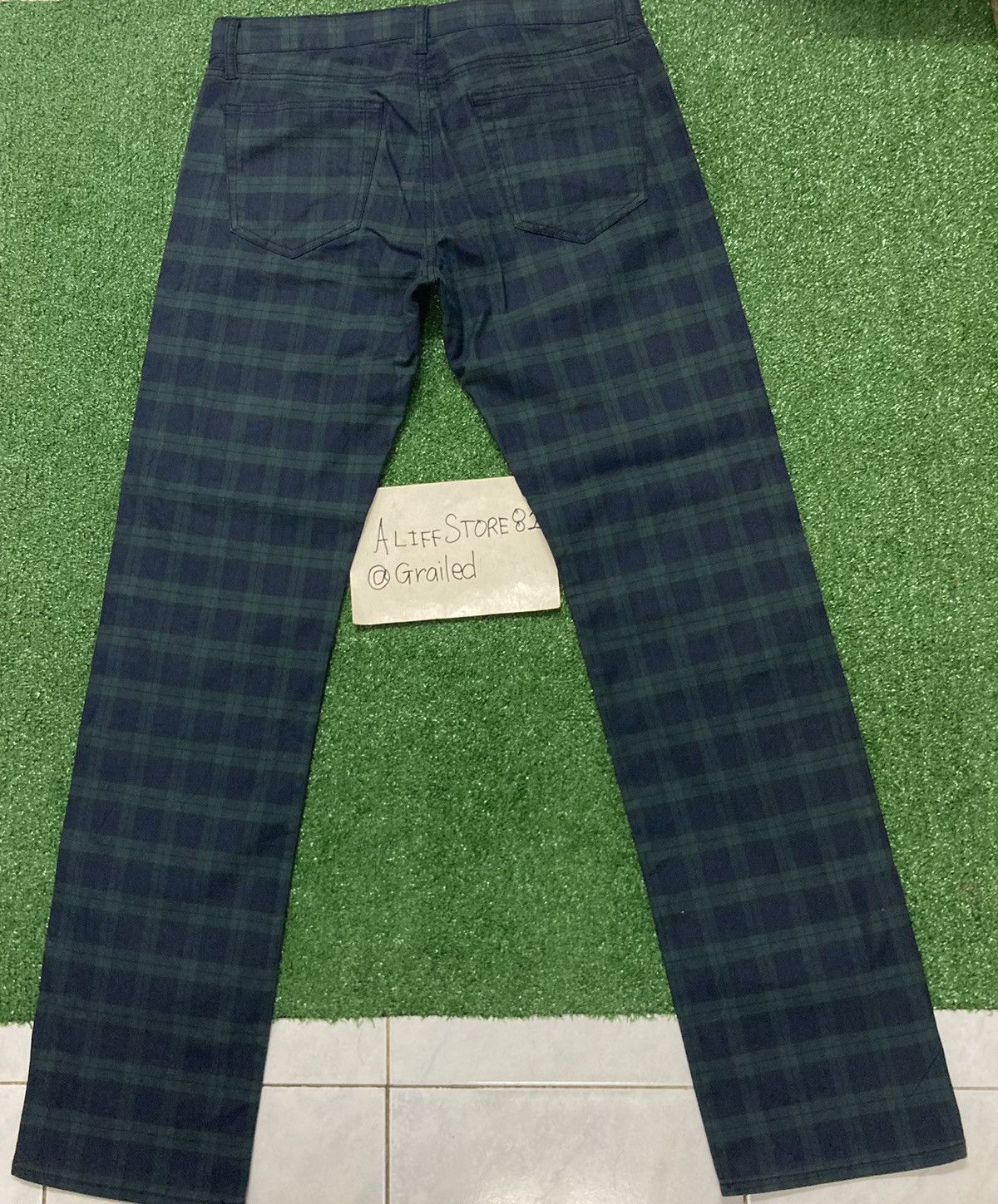 Japanese Brand × Uniqlo Uniqlo UJ Plaid Pants Size US 33 - 2 Thumbnail