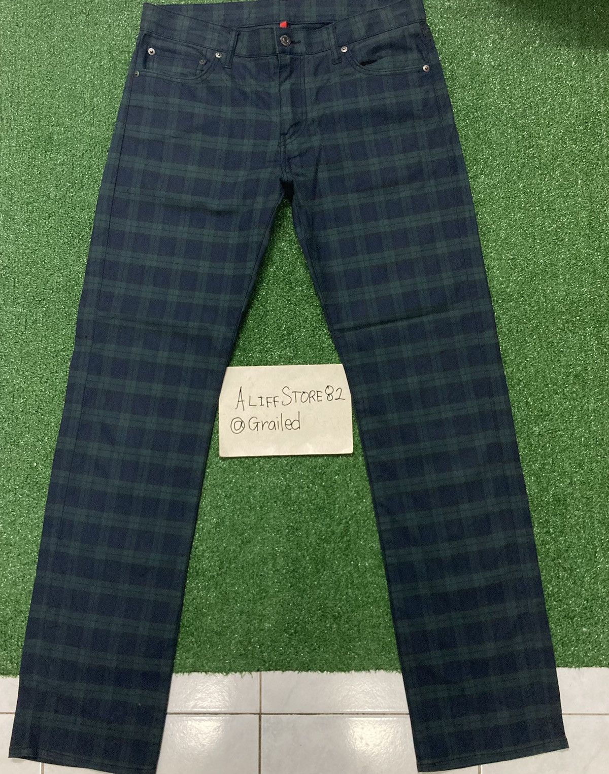 Japanese Brand × Uniqlo Uniqlo UJ Plaid Pants Size US 33 - 1 Thumbnail