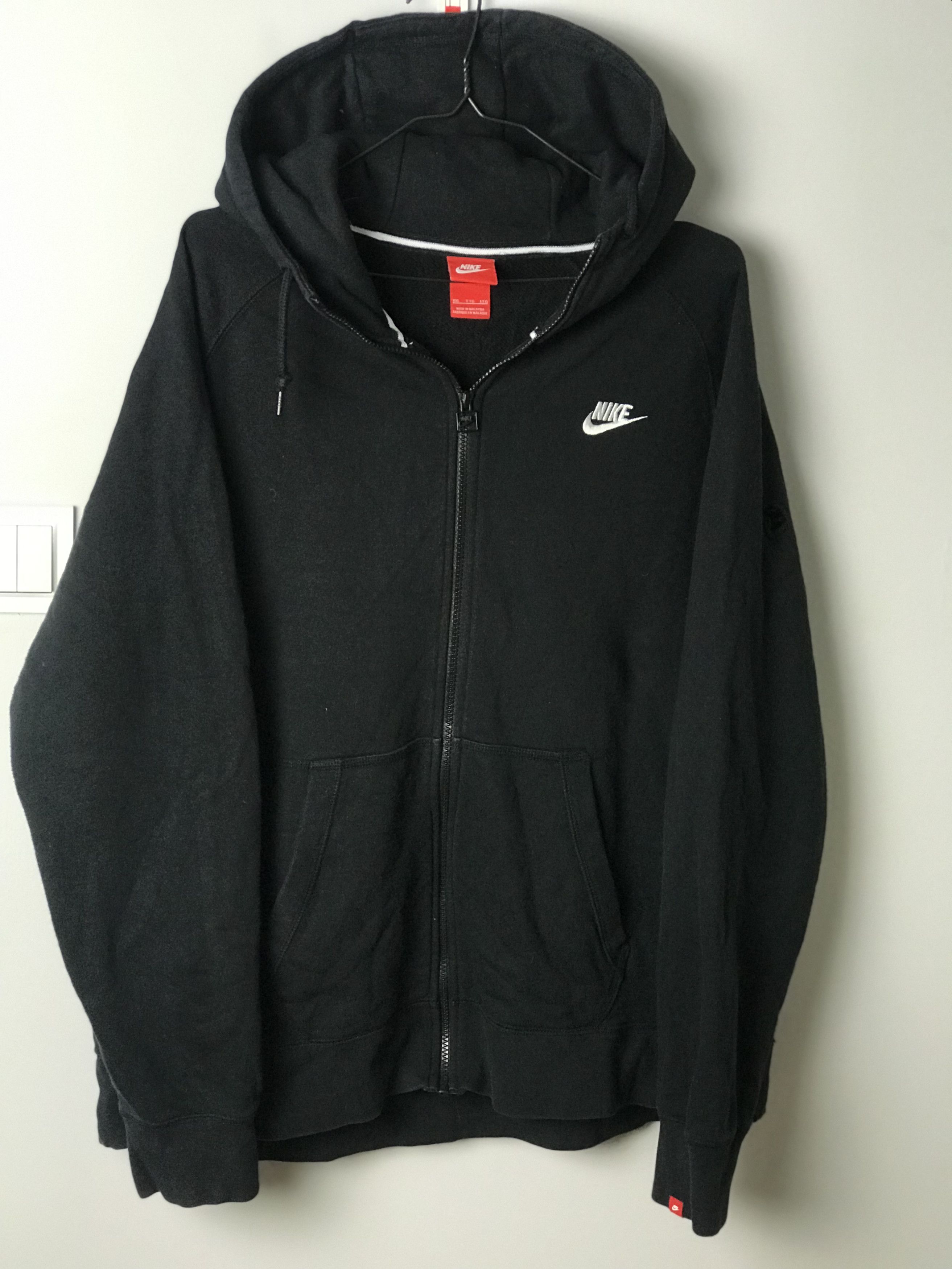 Nike Nike vintage zip-up hoodie small logo swoosh | Grailed