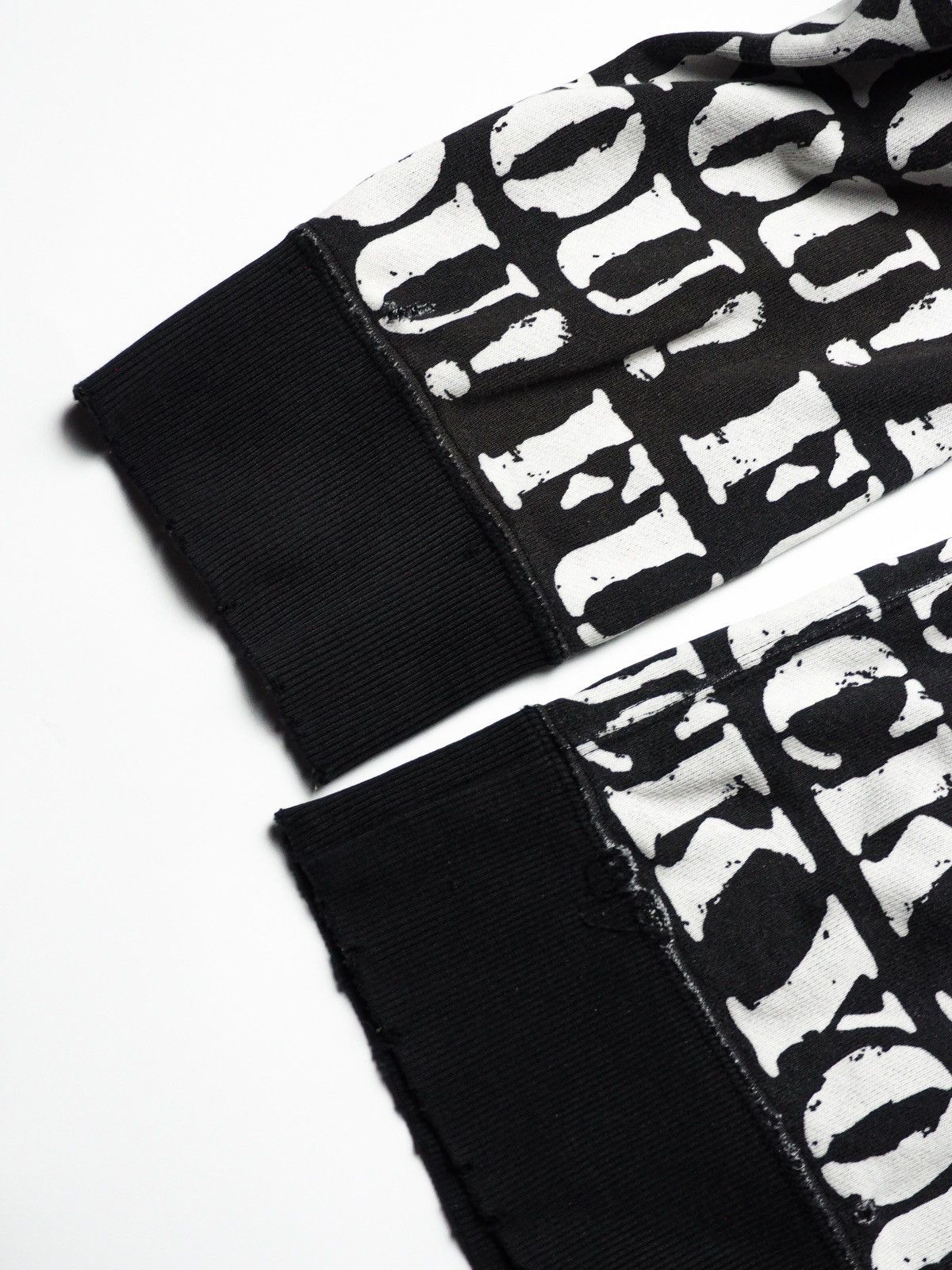 Number (N)ine SS06 "Fuck You!" Distressed All Over Zip Hoodie Size US M / EU 48-50 / 2 - 11 Thumbnail