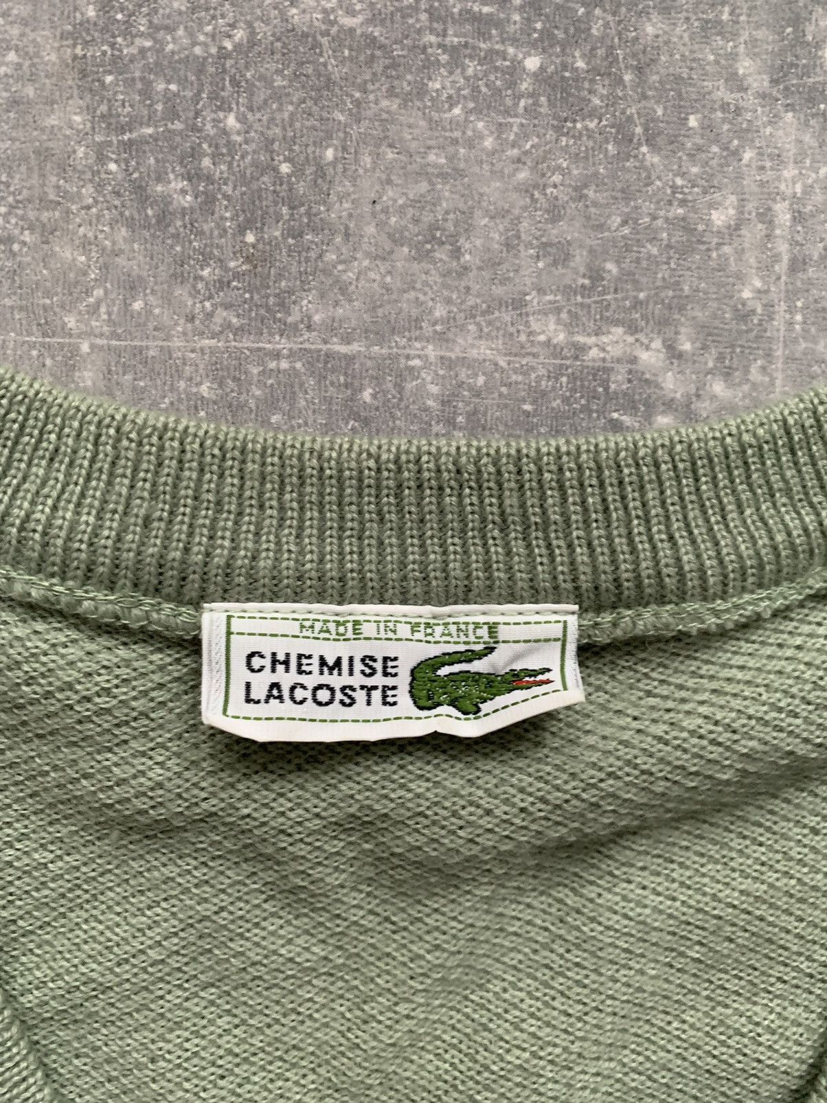 Lacoste Vintage Lacoste v knit cardigan logo Size US S / EU 44-46 / 1 - 6 Thumbnail
