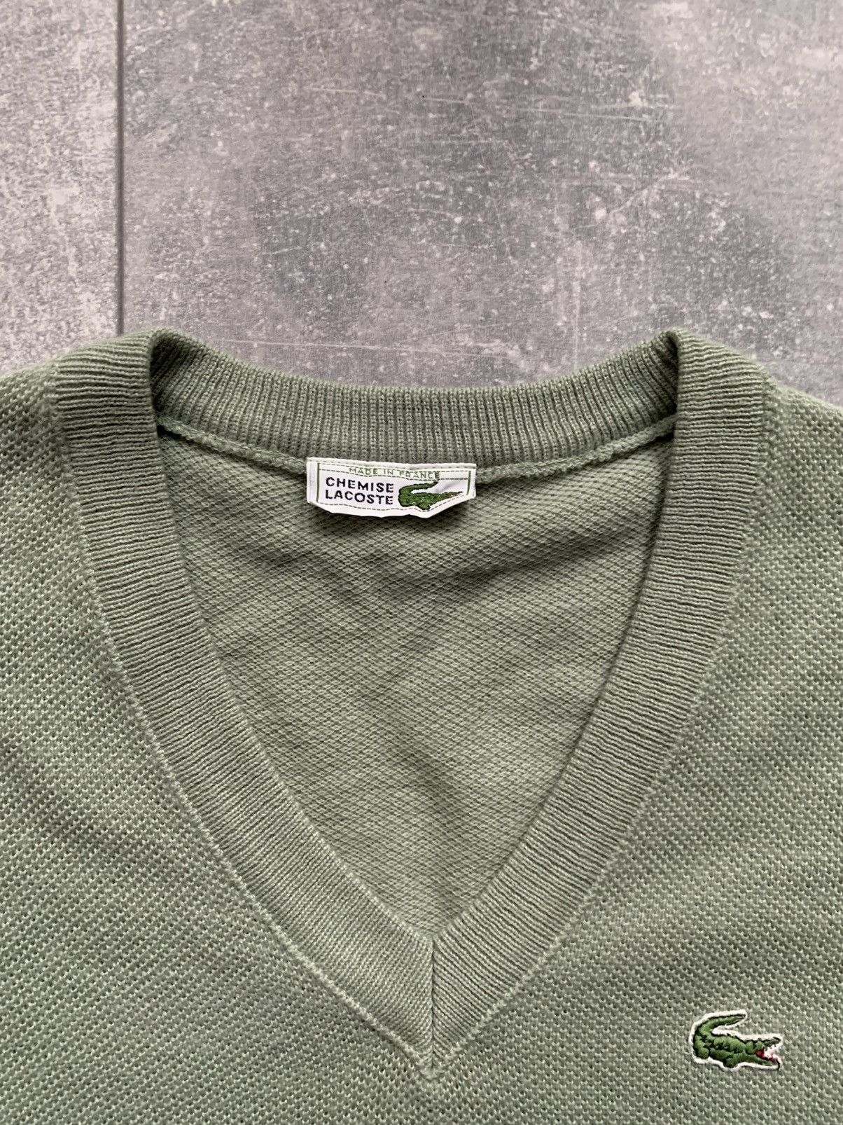 Lacoste Vintage Lacoste v knit cardigan logo Size US S / EU 44-46 / 1 - 5 Thumbnail