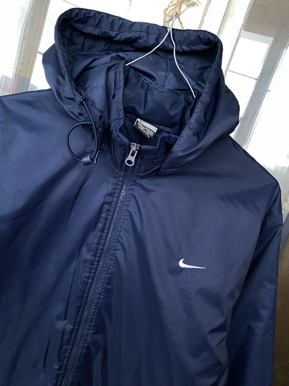 Nike × Vintage Vintage Nike Jacket Big swoosh Coat Size US L / EU 52-54 / 3 - 3 Thumbnail