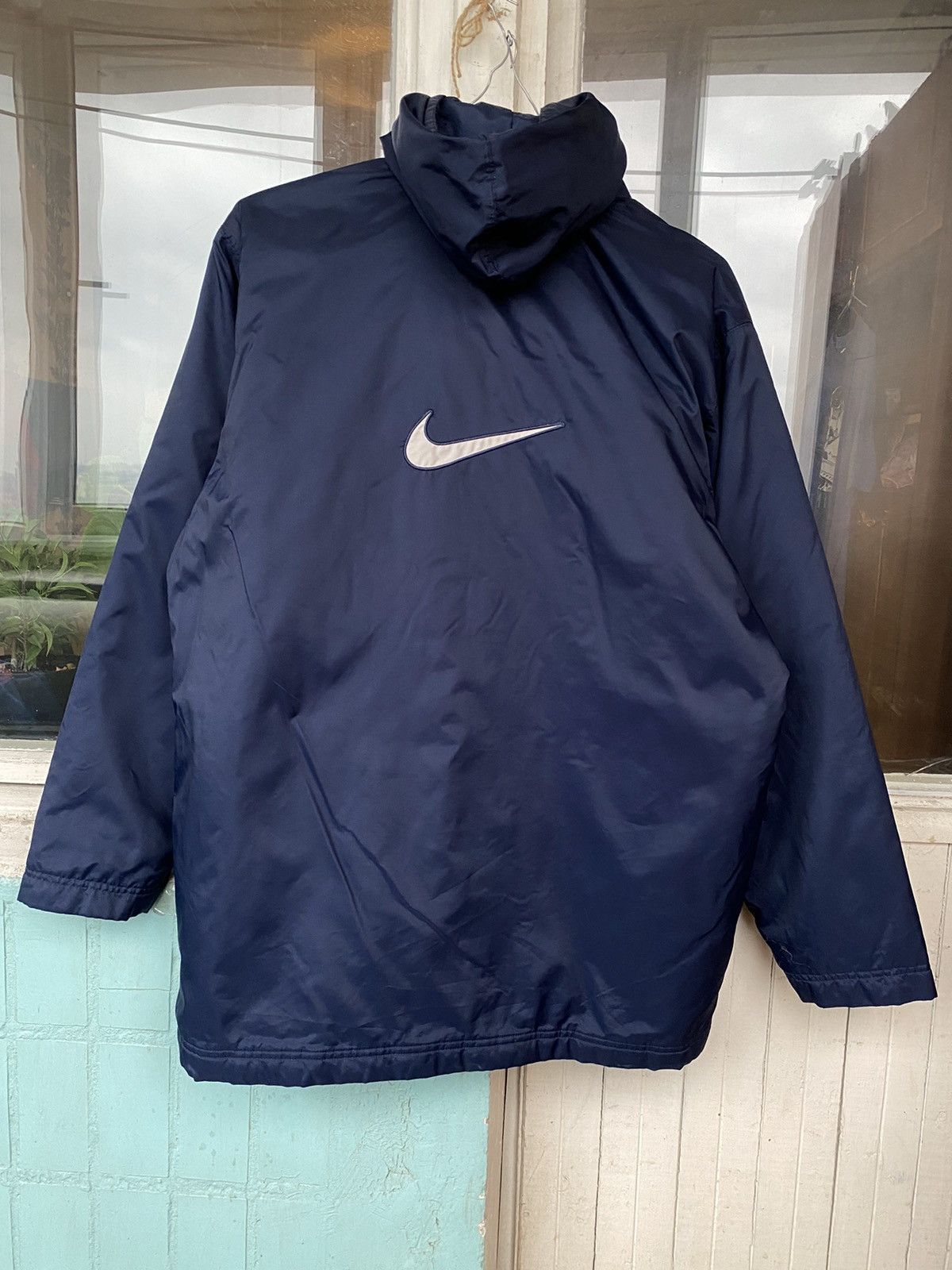 Nike × Vintage Vintage Nike Jacket Big swoosh Coat Size US L / EU 52-54 / 3 - 2 Thumbnail