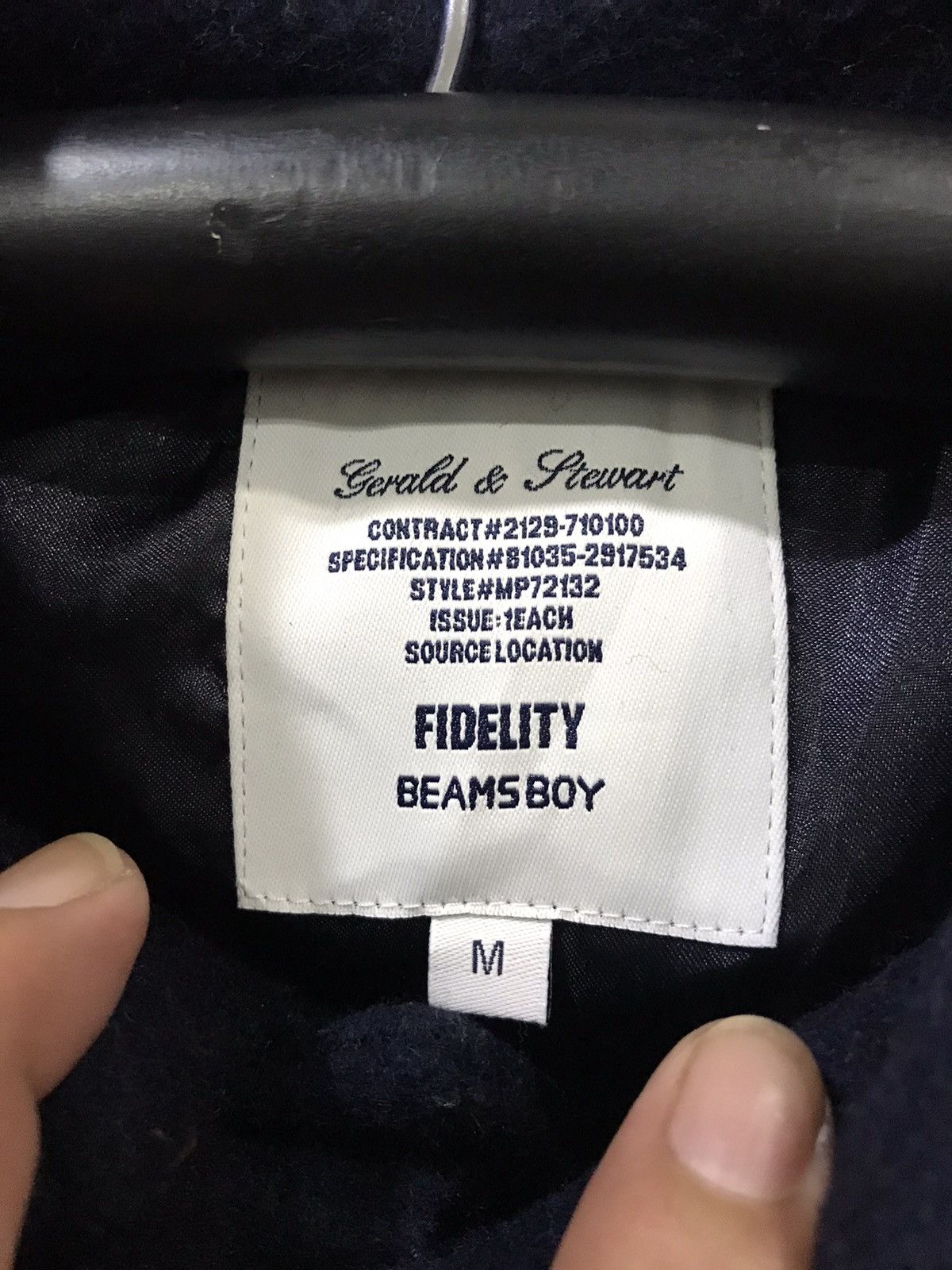 Beams Plus BEAMSBOY Japan FIDELITY Line USN Wool Hoodie Coat Size US M / EU 48-50 / 2 - 9 Thumbnail