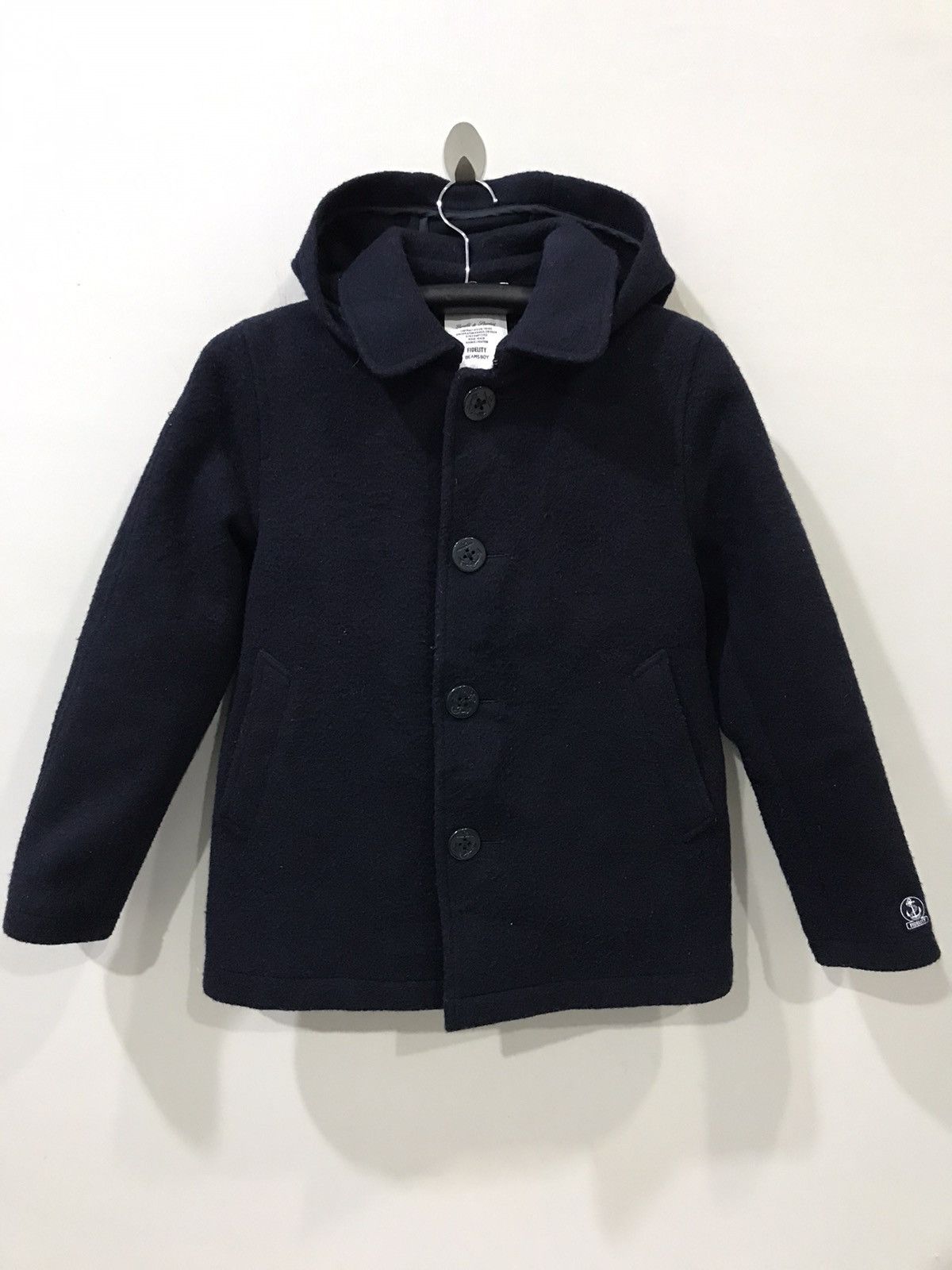 Beams Plus BEAMSBOY Japan FIDELITY Line USN Wool Hoodie Coat Size US M / EU 48-50 / 2 - 1 Thumbnail