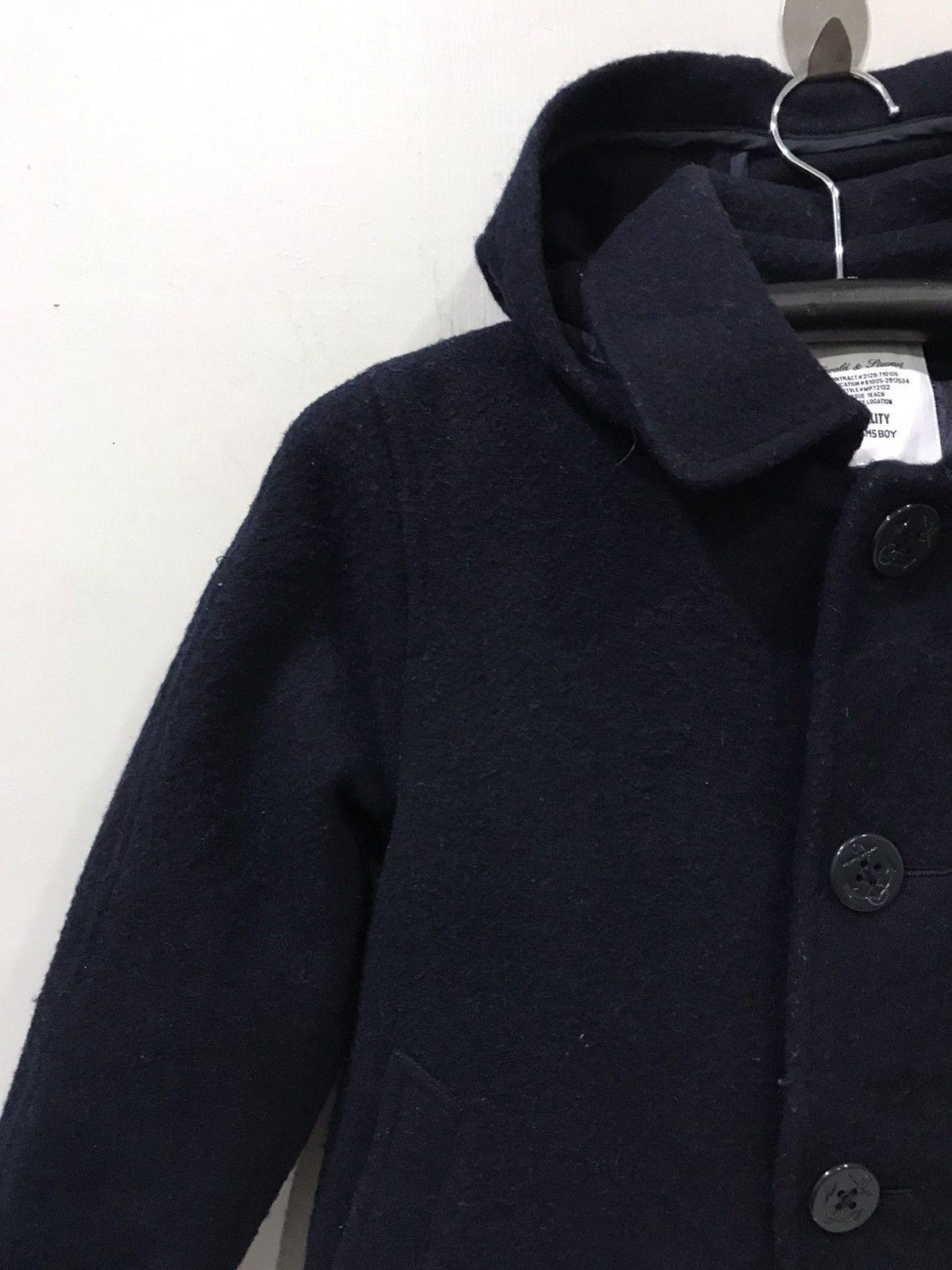 Beams Plus BEAMSBOY Japan FIDELITY Line USN Wool Hoodie Coat Size US M / EU 48-50 / 2 - 4 Thumbnail