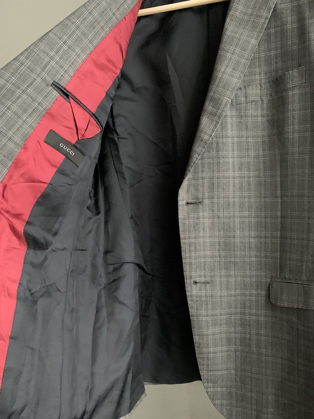 Gucci Gucci wool 2 buttons luxury blazer Size 52R - 8 Thumbnail
