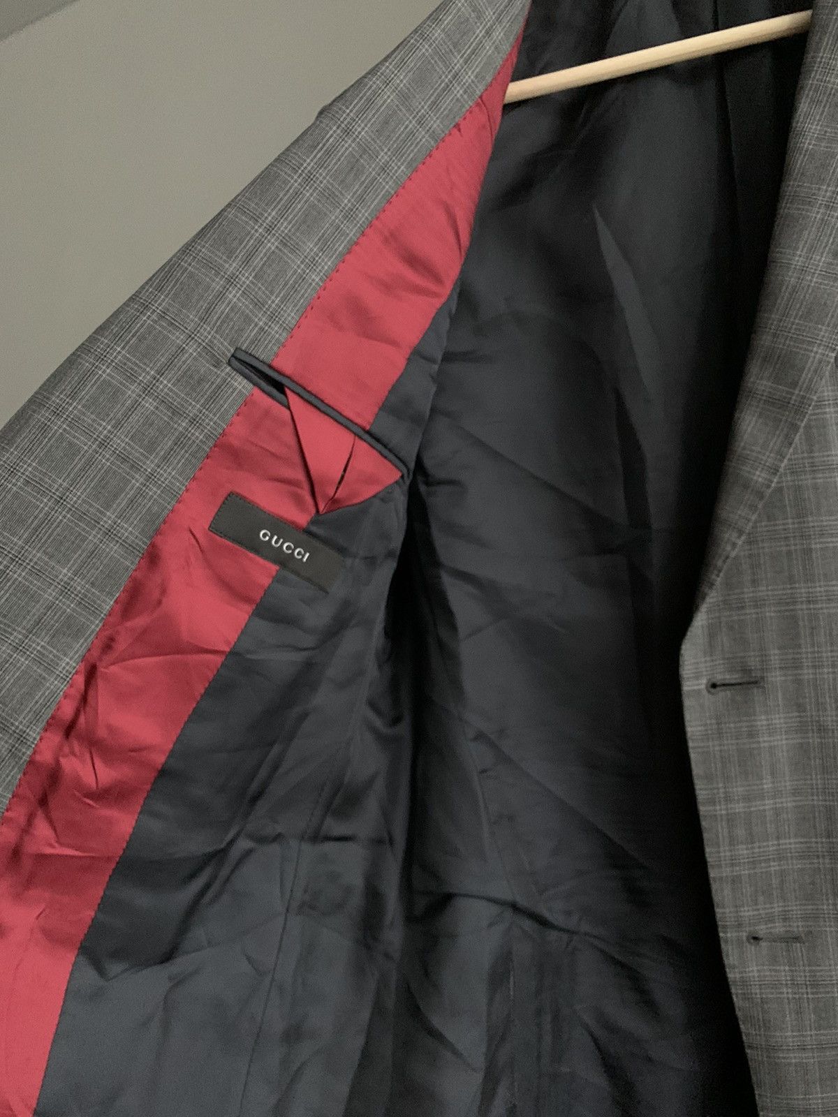 Gucci Gucci wool 2 buttons luxury blazer Size 52R - 6 Thumbnail