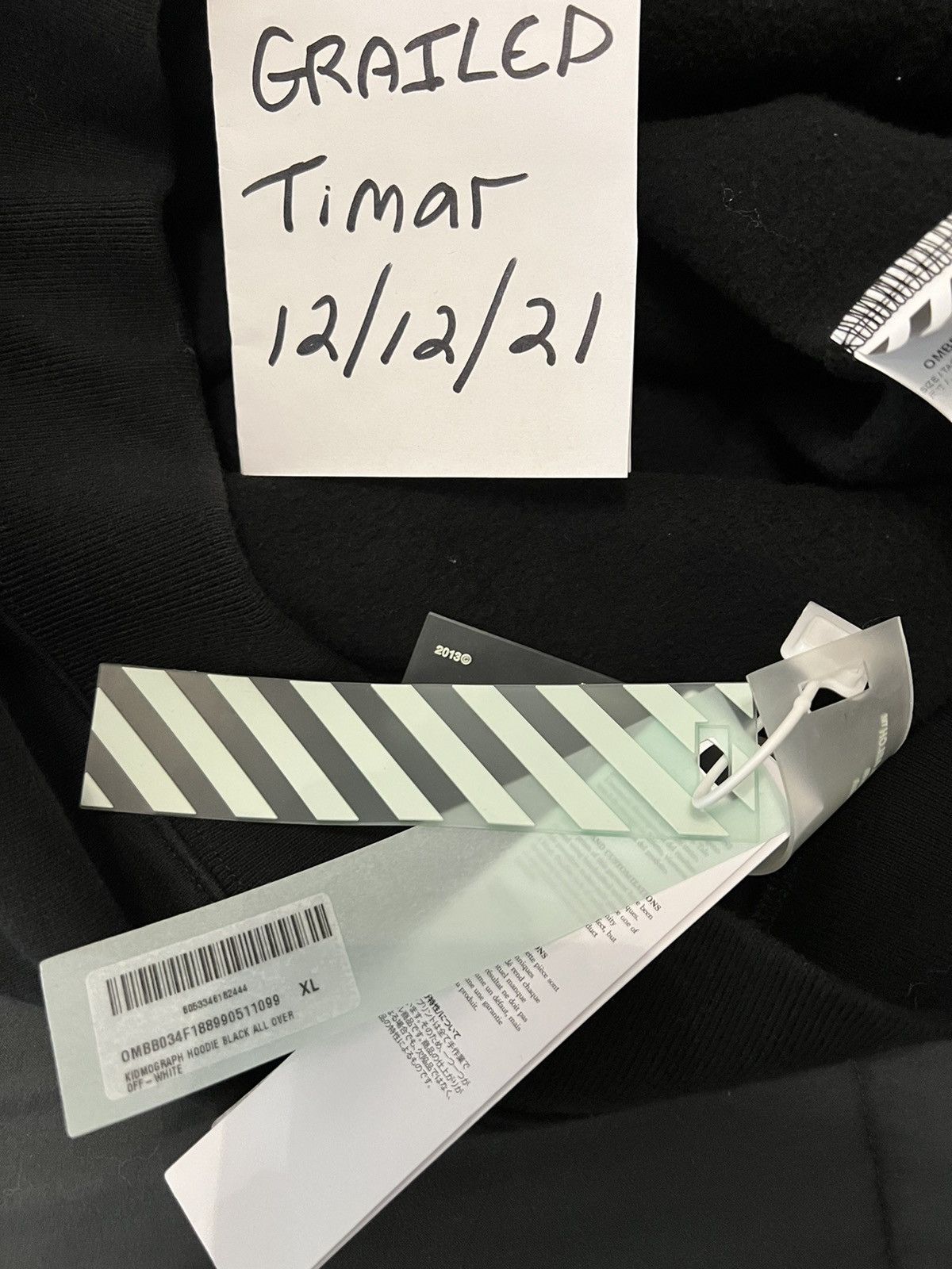 Off white kidmograph hoodie deals