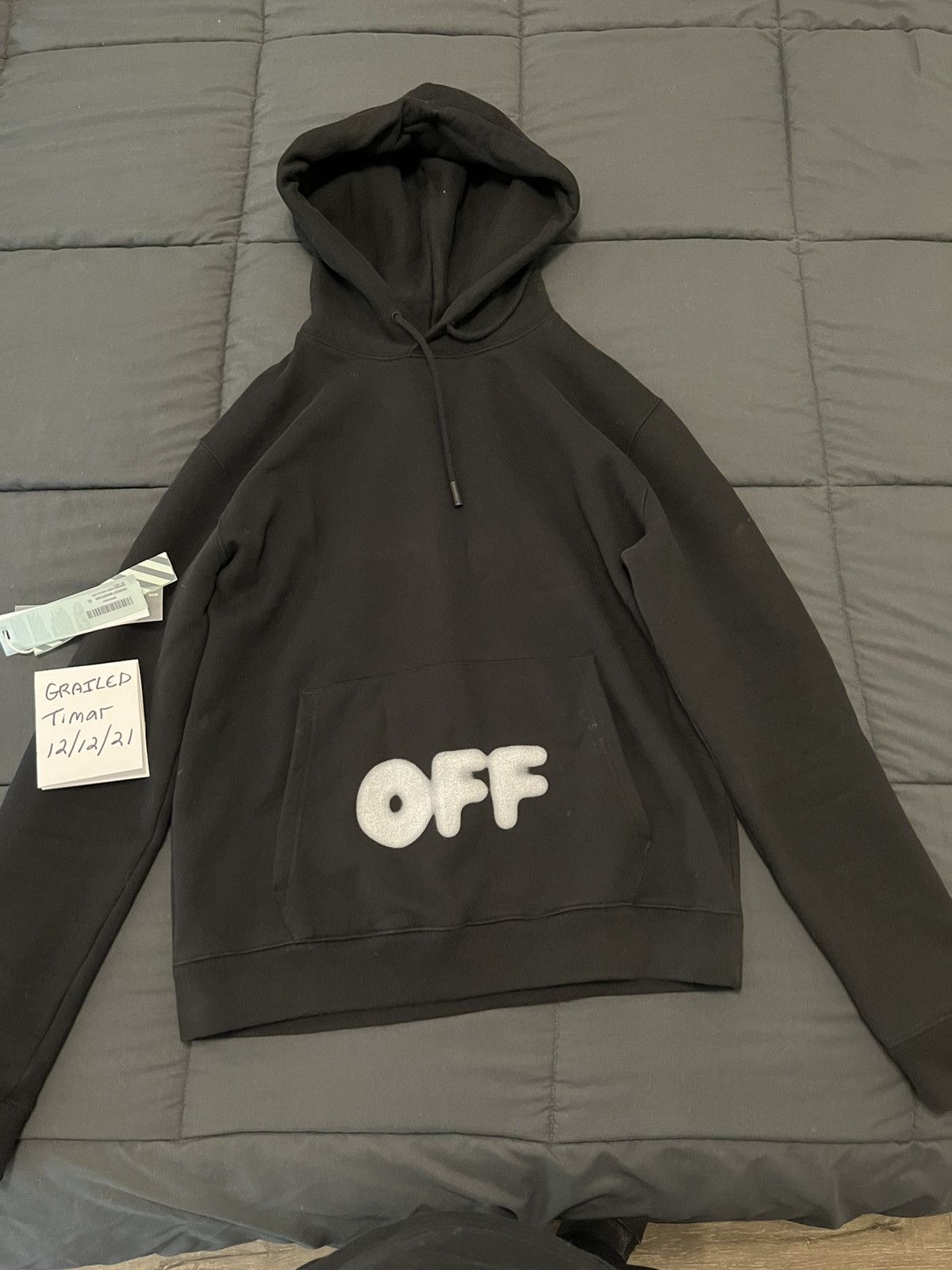 Off white hot sale kidmograph hoodie