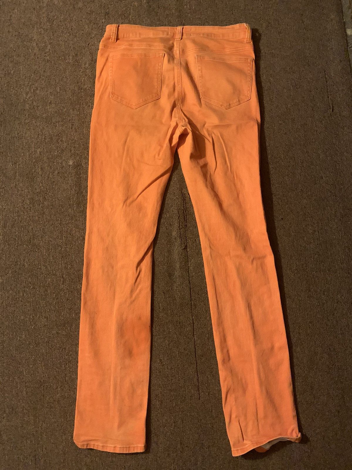 Insane Cult Insane Cult Bone Denim Orange Jeans Skeleton Size Medium Size US 33 - 4 Thumbnail