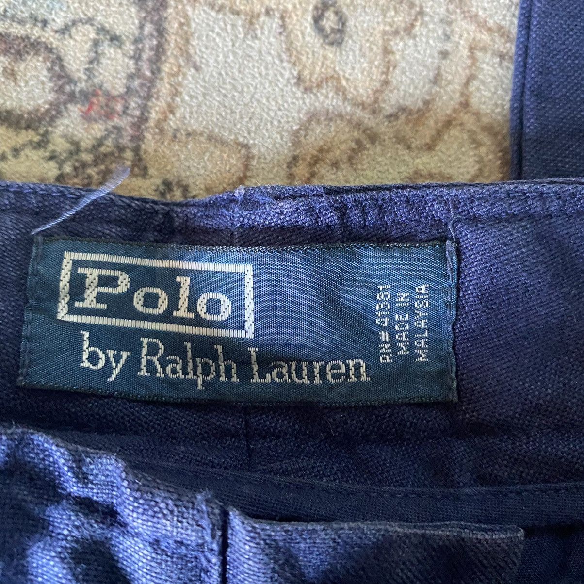 Polo Ralph Lauren Vintage Polo Ralph Lauren Linen Cargo Pants Size US 35 - 9 Thumbnail