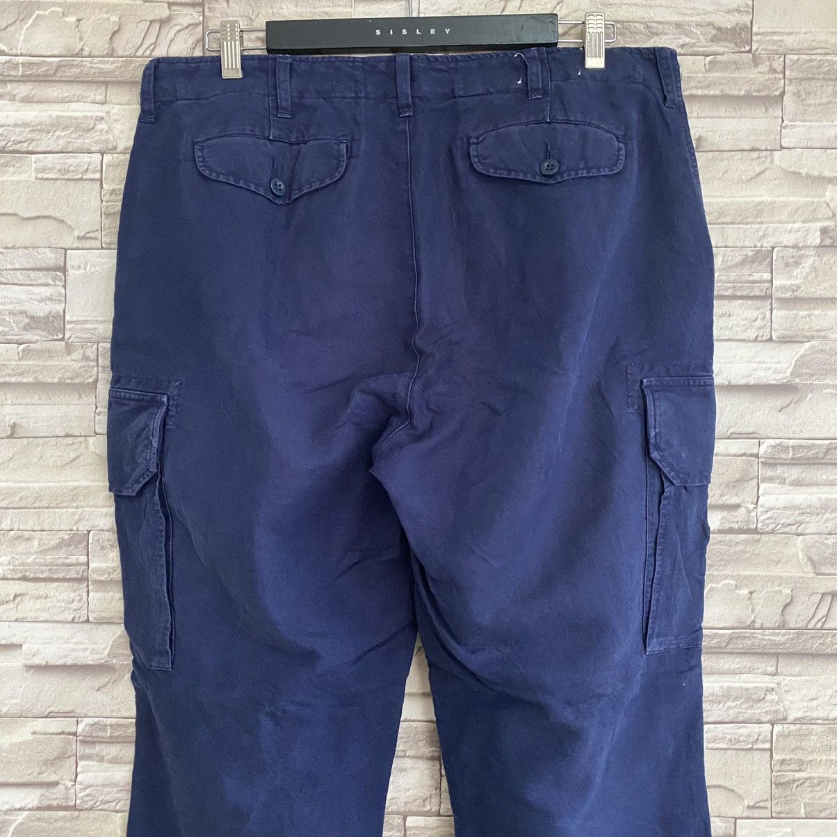 Polo Ralph Lauren Vintage Polo Ralph Lauren Linen Cargo Pants Size US 35 - 7 Thumbnail