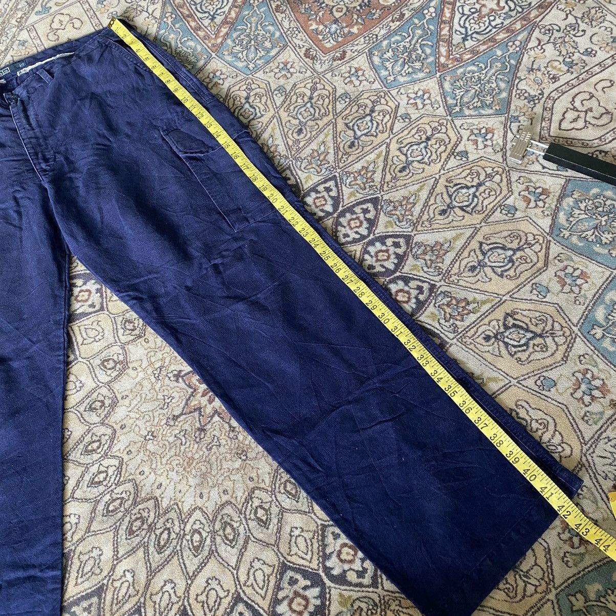 Polo Ralph Lauren Vintage Polo Ralph Lauren Linen Cargo Pants Size US 35 - 13 Thumbnail