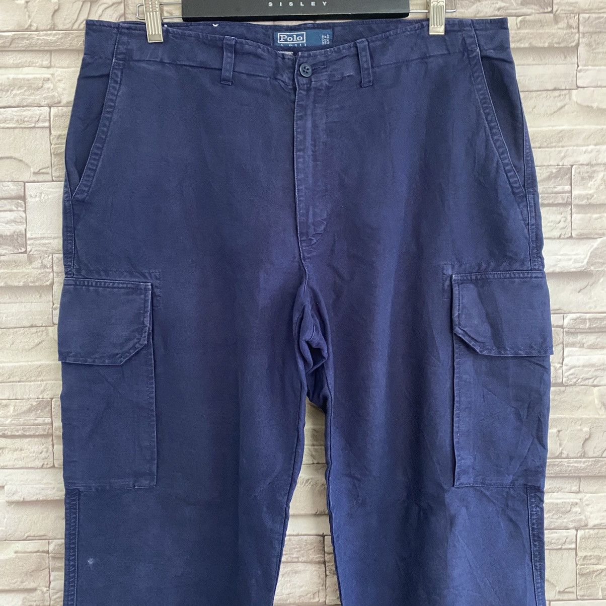 Polo Ralph Lauren Vintage Polo Ralph Lauren Linen Cargo Pants Size US 35 - 4 Thumbnail